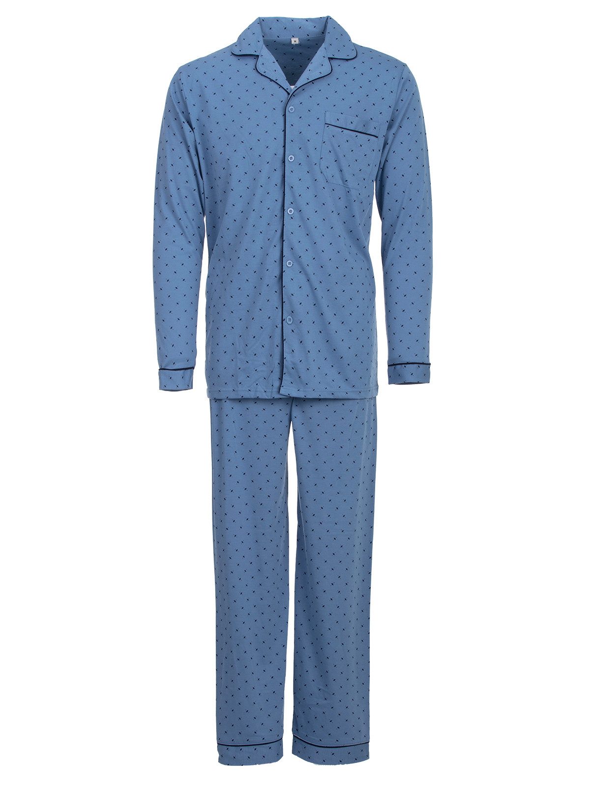 Schlafanzug Pyjama Set Langarm - Diamant