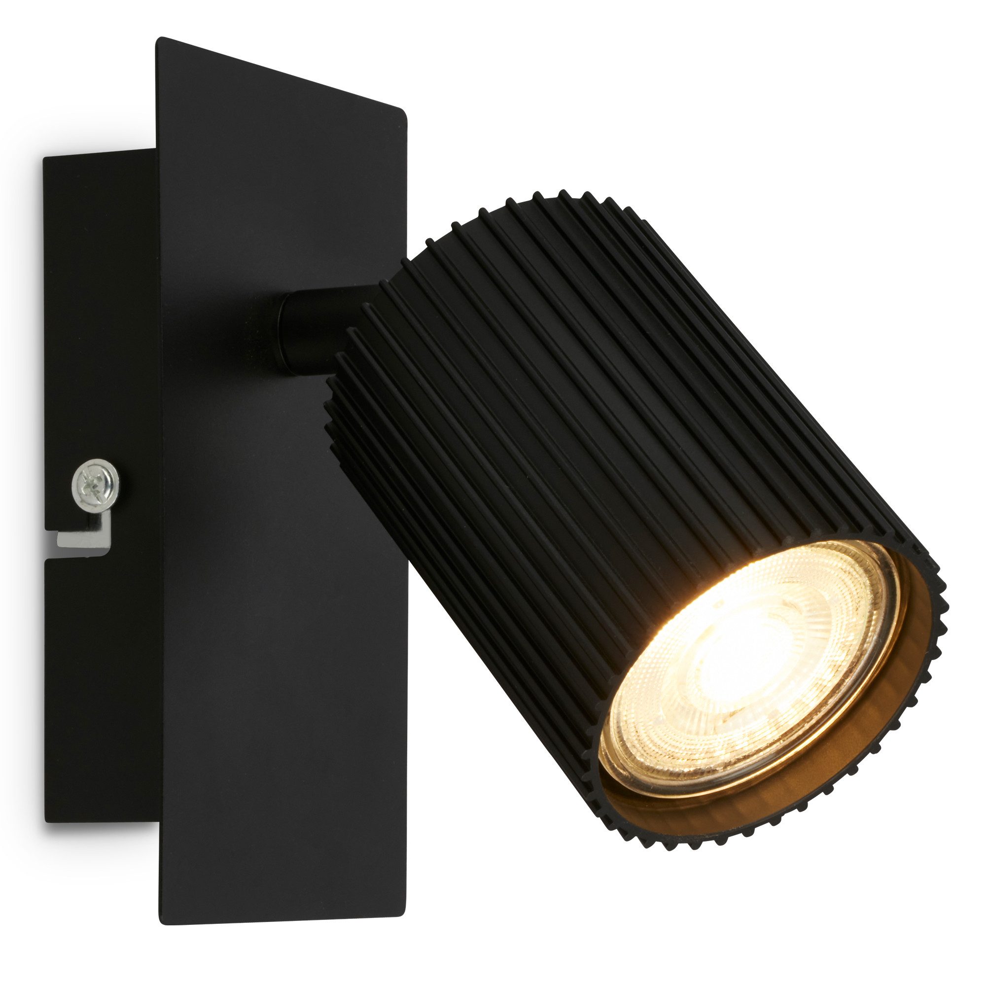 Briloner Leuchten LED Deckenspot Deckenleuchte Wandleuchte schwenkbar GU10 Deckenlampe Wohnzimmer Flur, 1-flammig, ohne Leuchtmittel, Abhängig vom Leuchtmittel, Schwarz, Beige, Coffee-Warmgrey, Wohnzimmer, Flur, Büro