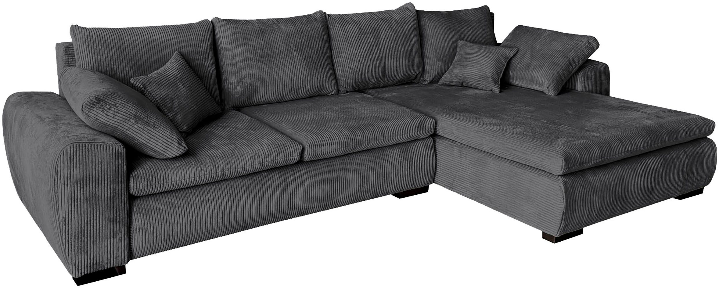 Home affaire Ecksofa Cara Mia L-Form, B: 325 cm - OTTO. Verlässliche Qualität., 4 Zierkissen, optional Bettfunktion & Bettkasten