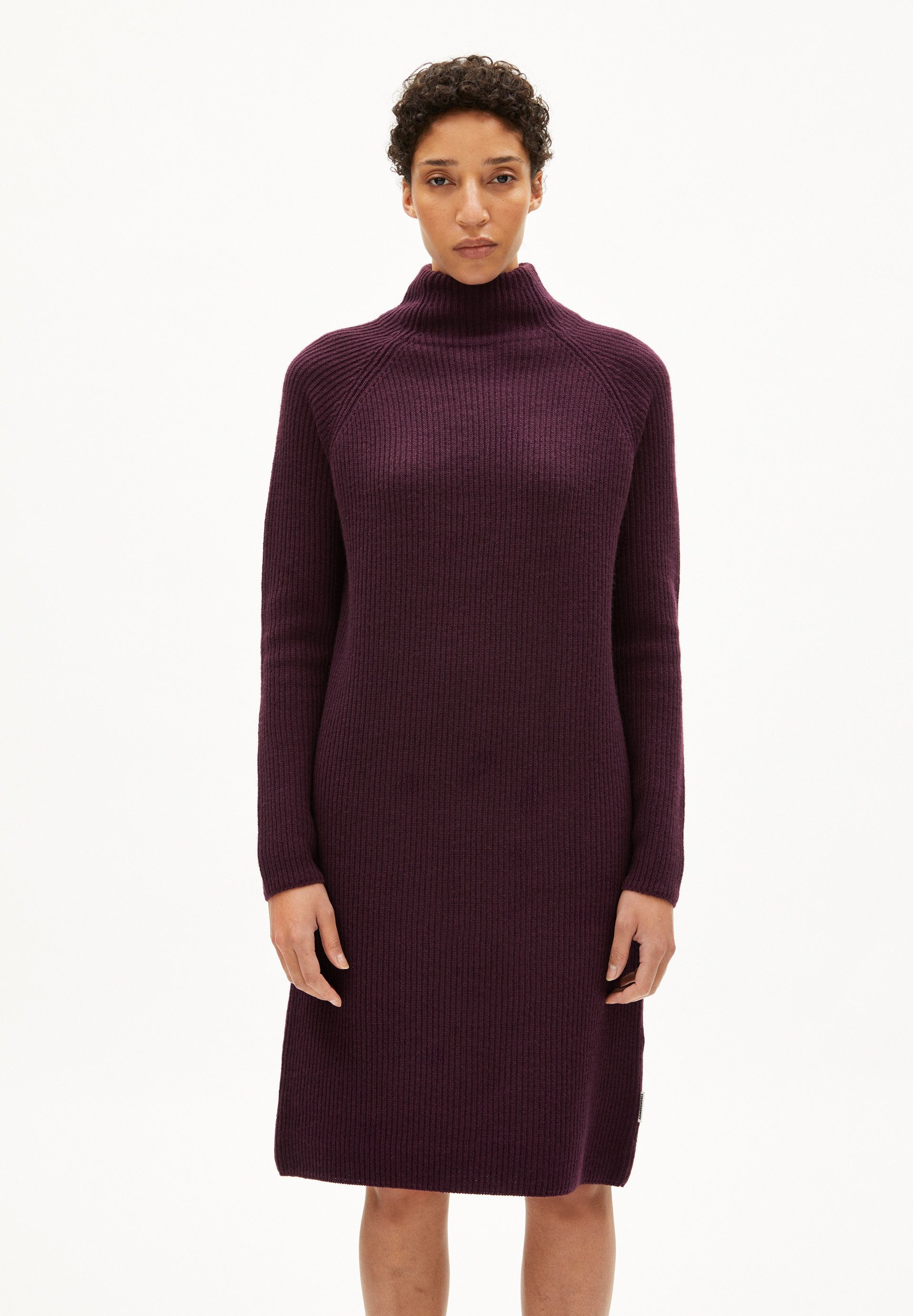 Armedangels Maxikleid MILLAANA Strickkleid Relaxed Fit aus Bio-Woll Mix Relaxed Fit