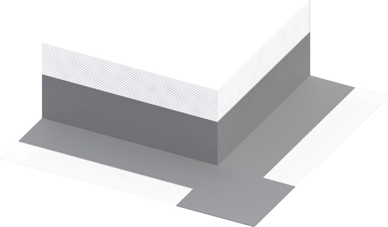 alfer Bodenfliese alfer Aussenecken 125 mm 125 x 162.5 mm PVC, Aluminium, Grau