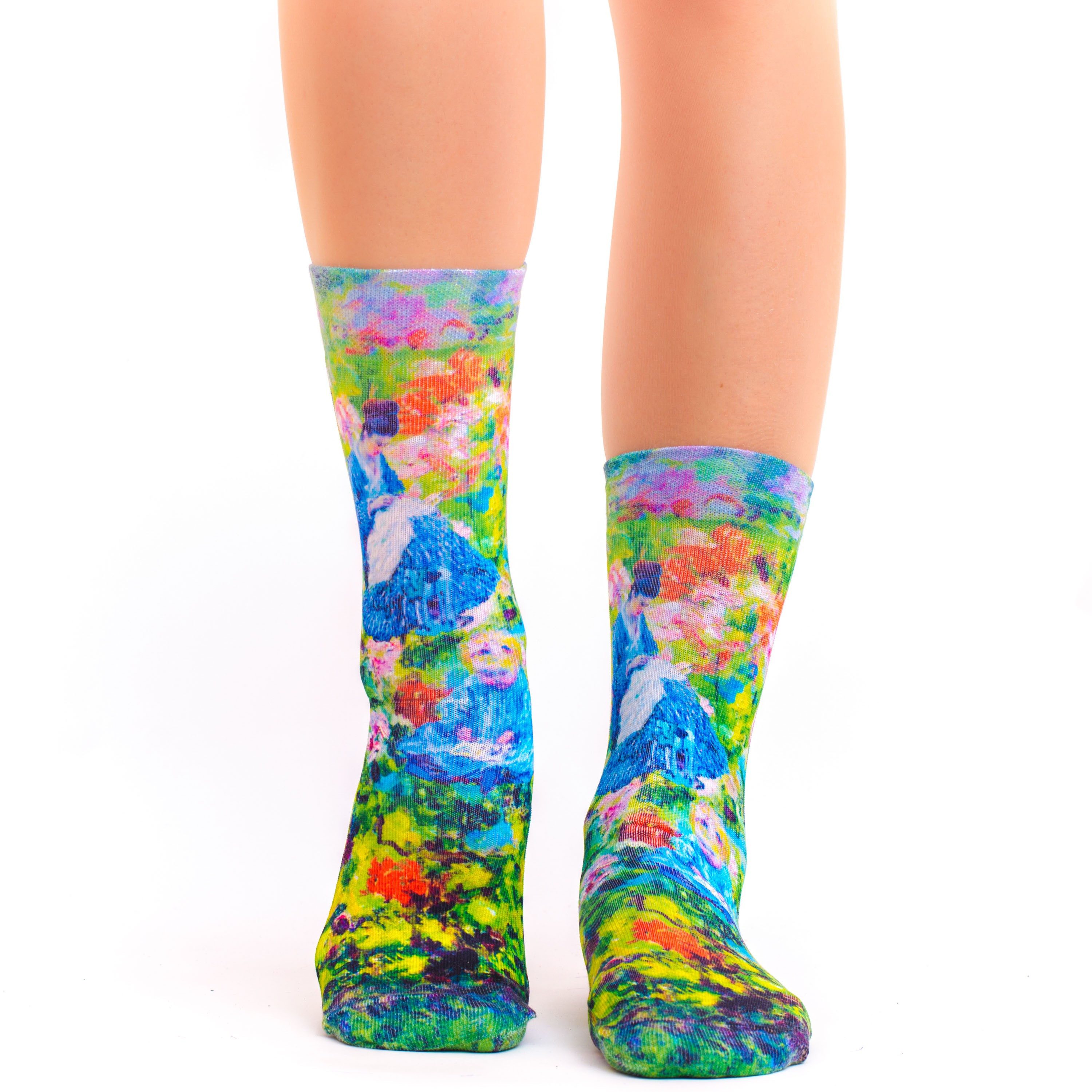 Wigglesteps Socken Lady Socks CLAUDE MONET MADAME bunt 36-41