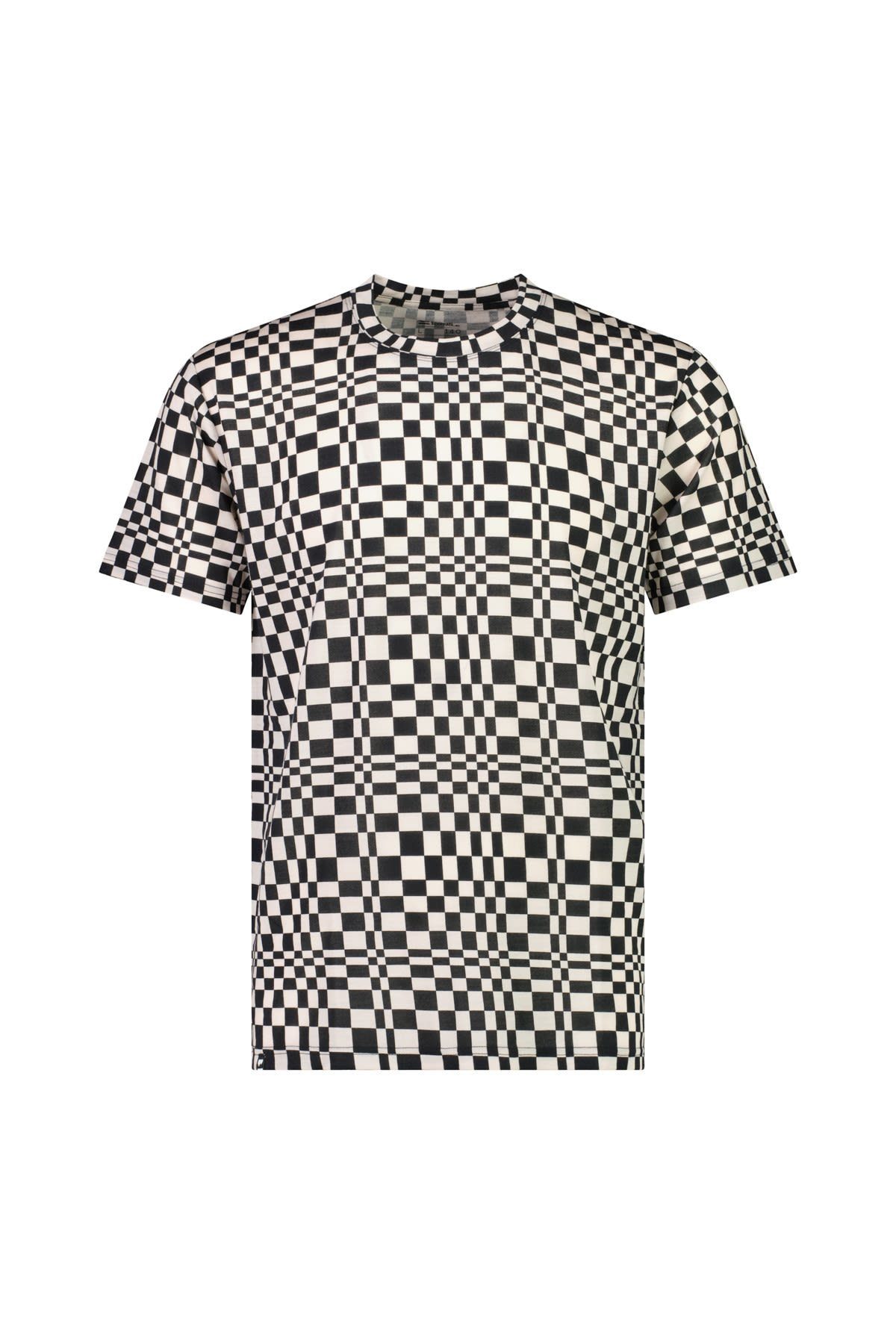 Mons Royale M T-Shirt Print Checkers Royale Herren Icon Mons T-shirt