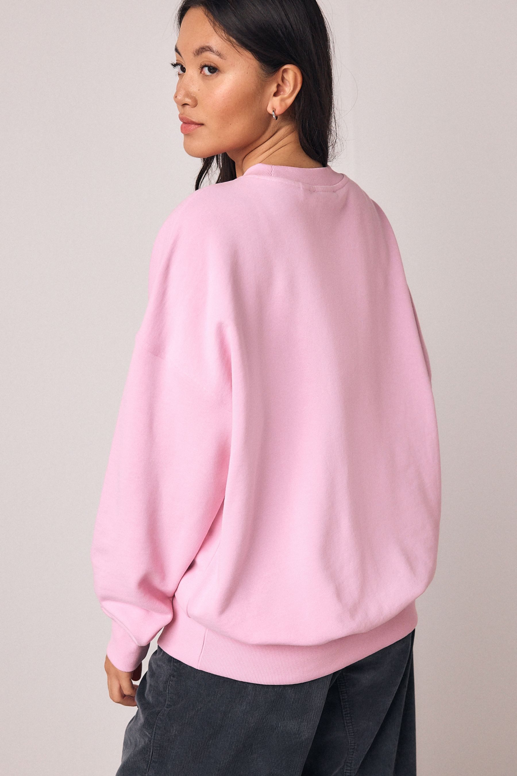 Next Sweater Sweatshirt mit Fisch-Grafik und Perlen (1-tlg) günstig online kaufen