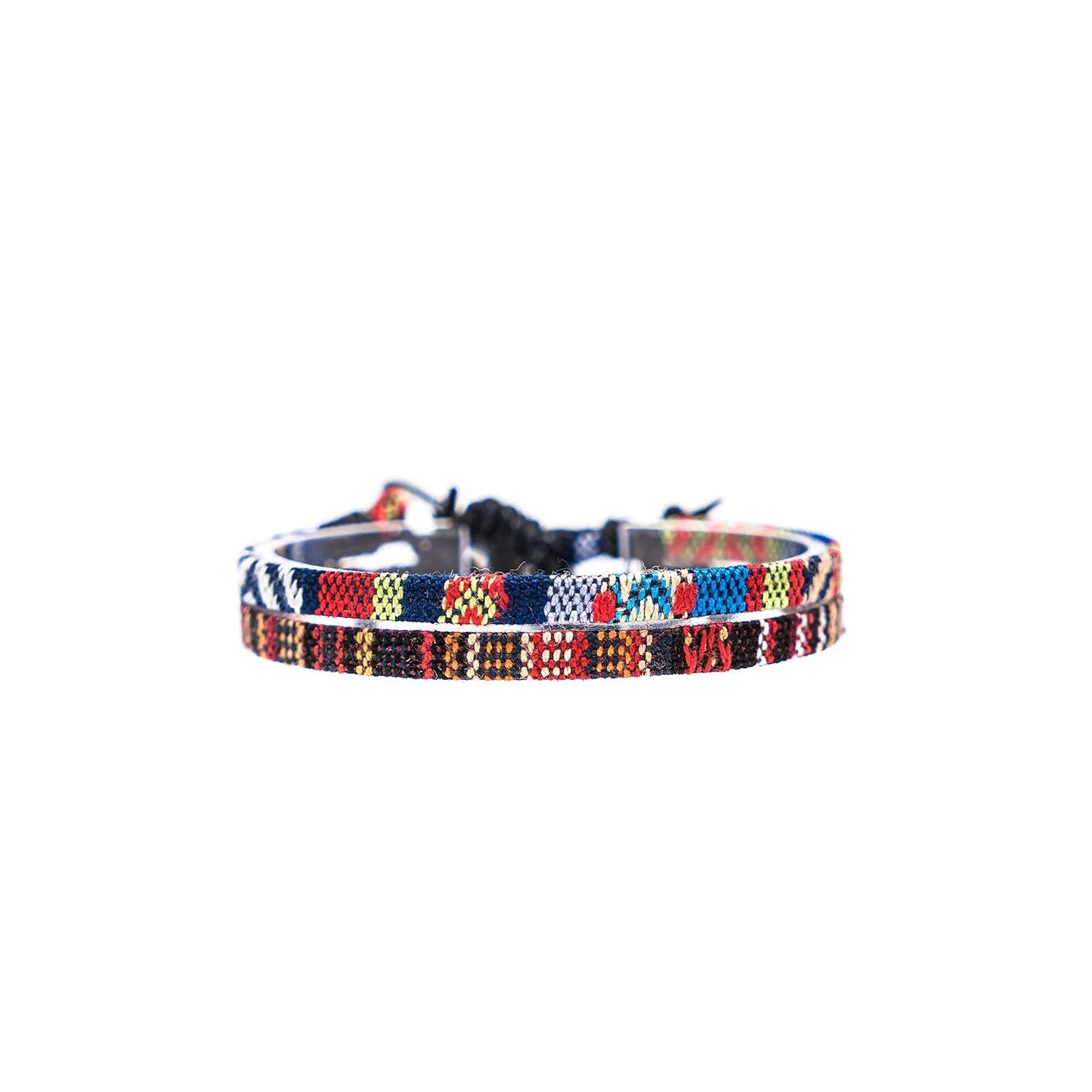 Made by Nami Freundschaftsarmband Surfer Armband 2-er Set Boho Schmuck (Set, 2), Ethno Hippie Style Freundschaftsarmbänder