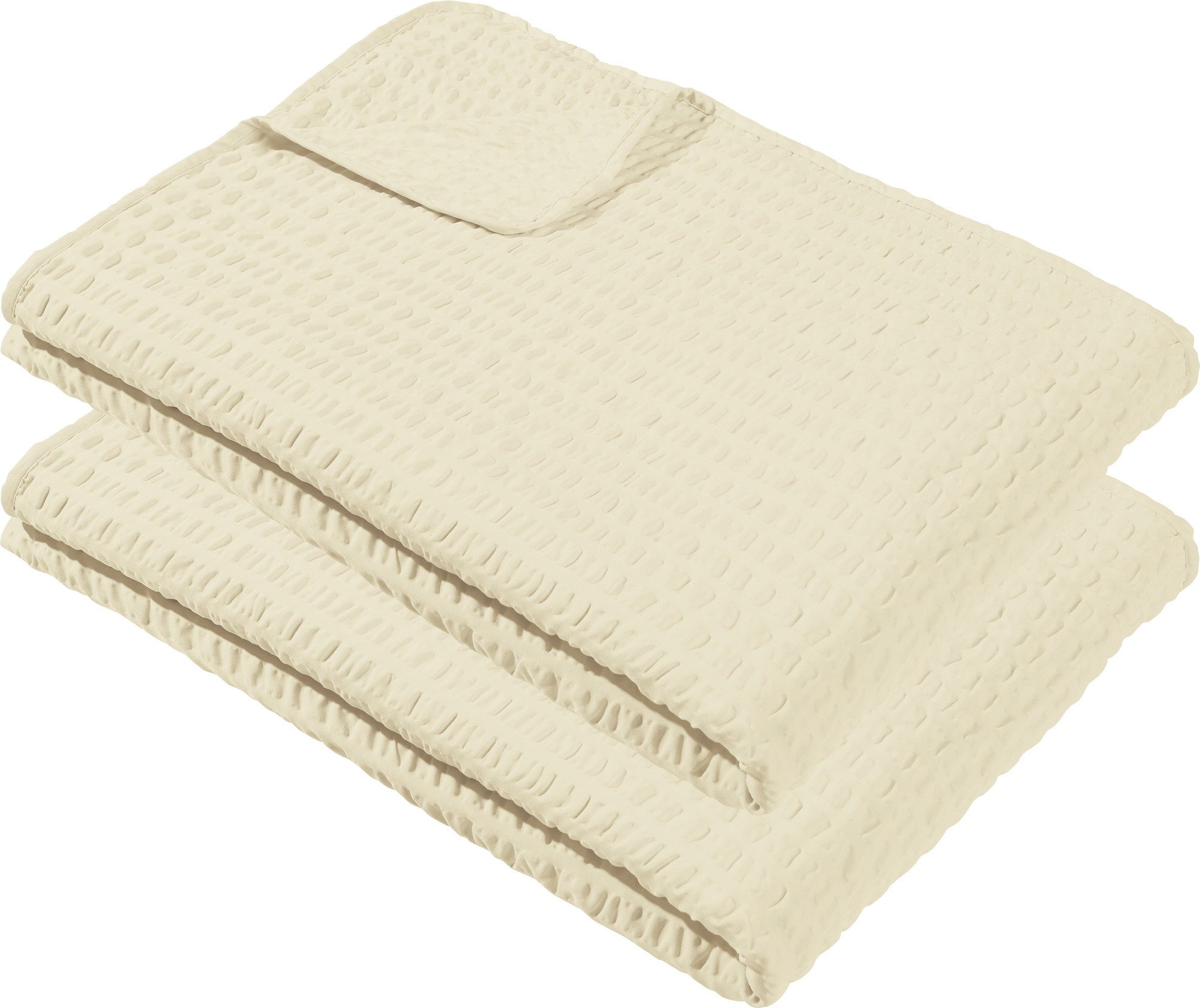 Wohndecke Sommerdecke "Detroit" 2er-Pack, REDBEST, Microfaser-Seersucker günstig online kaufen