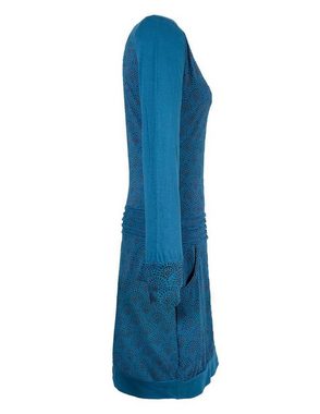 Vishes Jerseykleid Leichtes JerseykleidLangarm Kleider Sweatkleid Punkte Elfen, Hippie, Boho, Goa Style