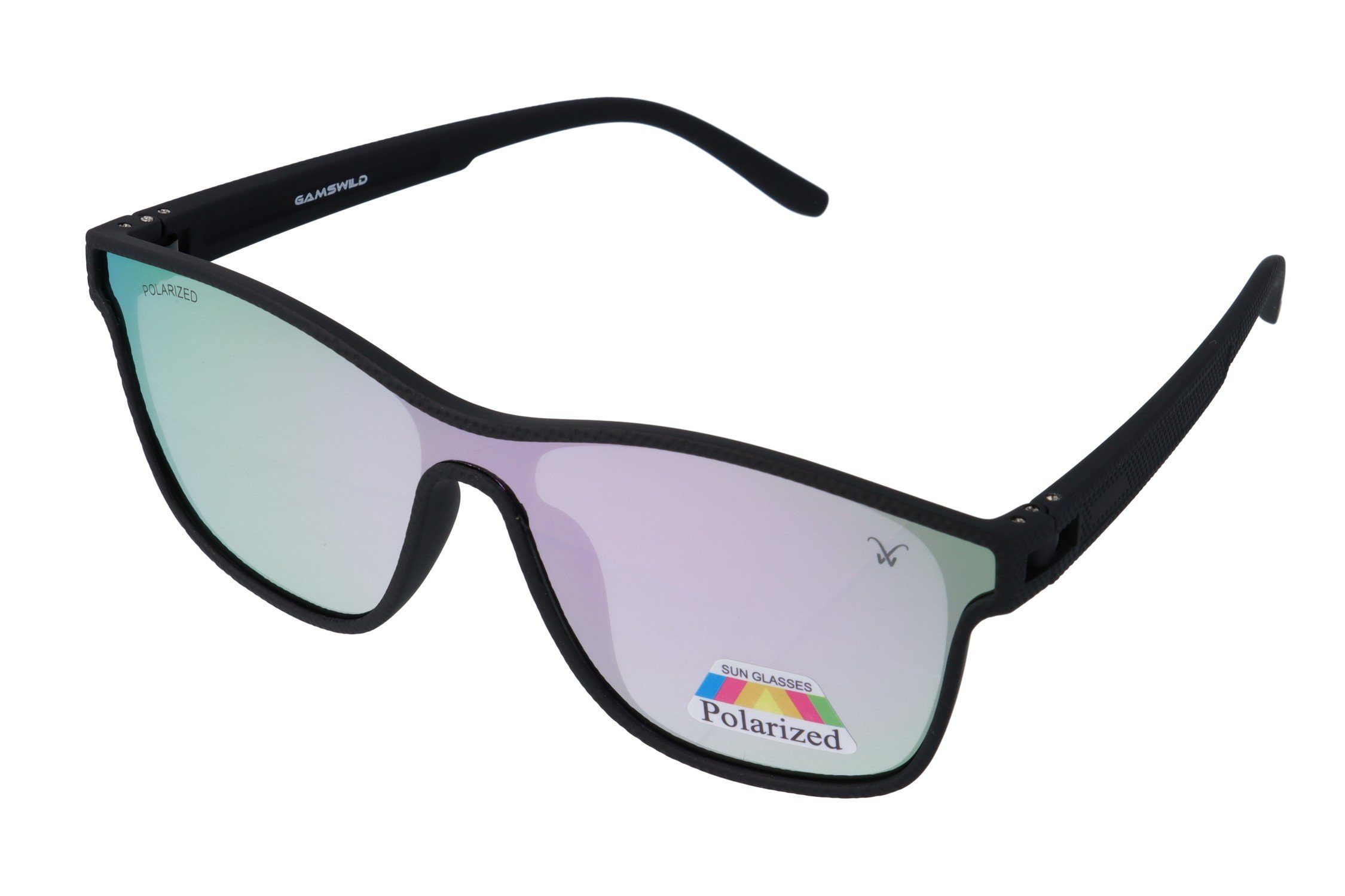 Gamswild Sonnenbrille WM3032 GAMSSTYLE Cat-Eye Mode Brille Unisex TR90 / polarisierte Gläser lila