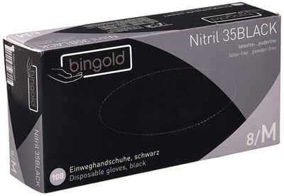 Metamorph Einweghandschuhe Bingold Nitril 35Black - Einweghandschuhe - schwar