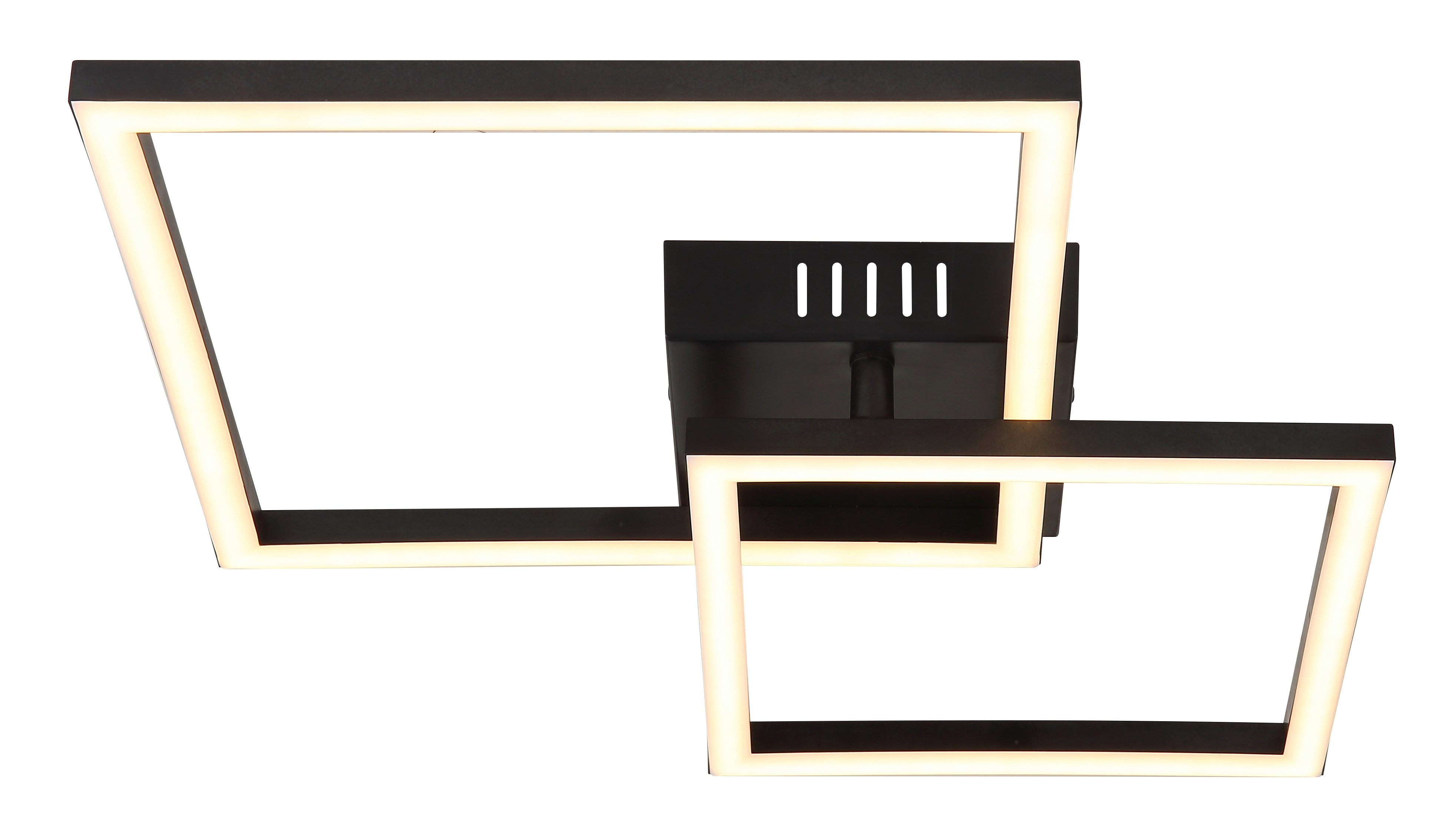 GLOBO LIGHTING LED Deckenleuchte TYLER, LED fest integriert, Warmweiß, Deckenlampe/Wohnzimmer/Schlafzimmer/modern