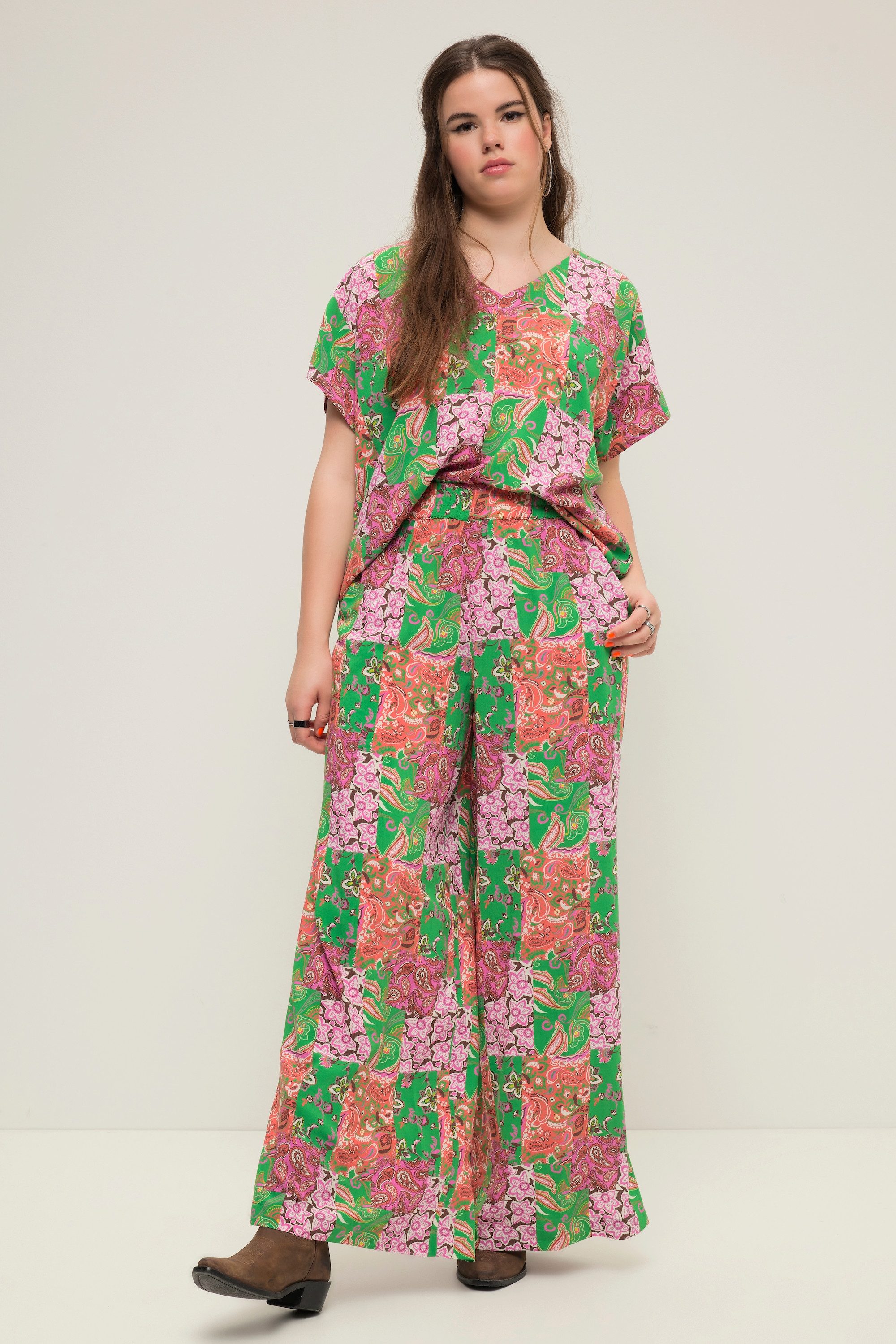 Studio Untold Schlupfhose Palazzo Hose Loose günstig online kaufen
