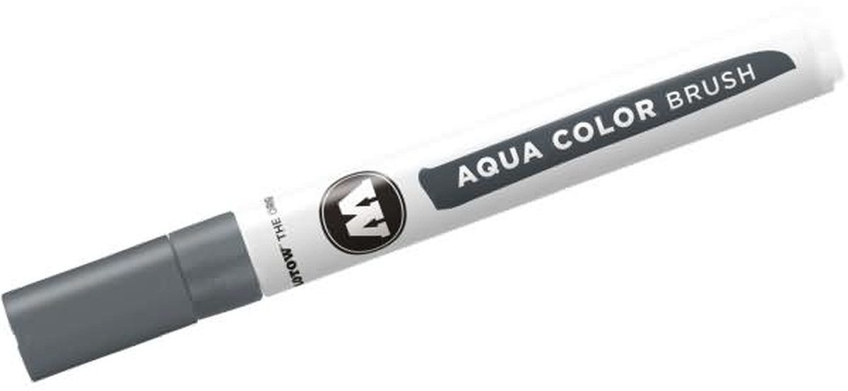 MOLOTOW Filzstift Aquarellstift Color Brush Aqua 1-2 mm kaltgrau (3 Stück)