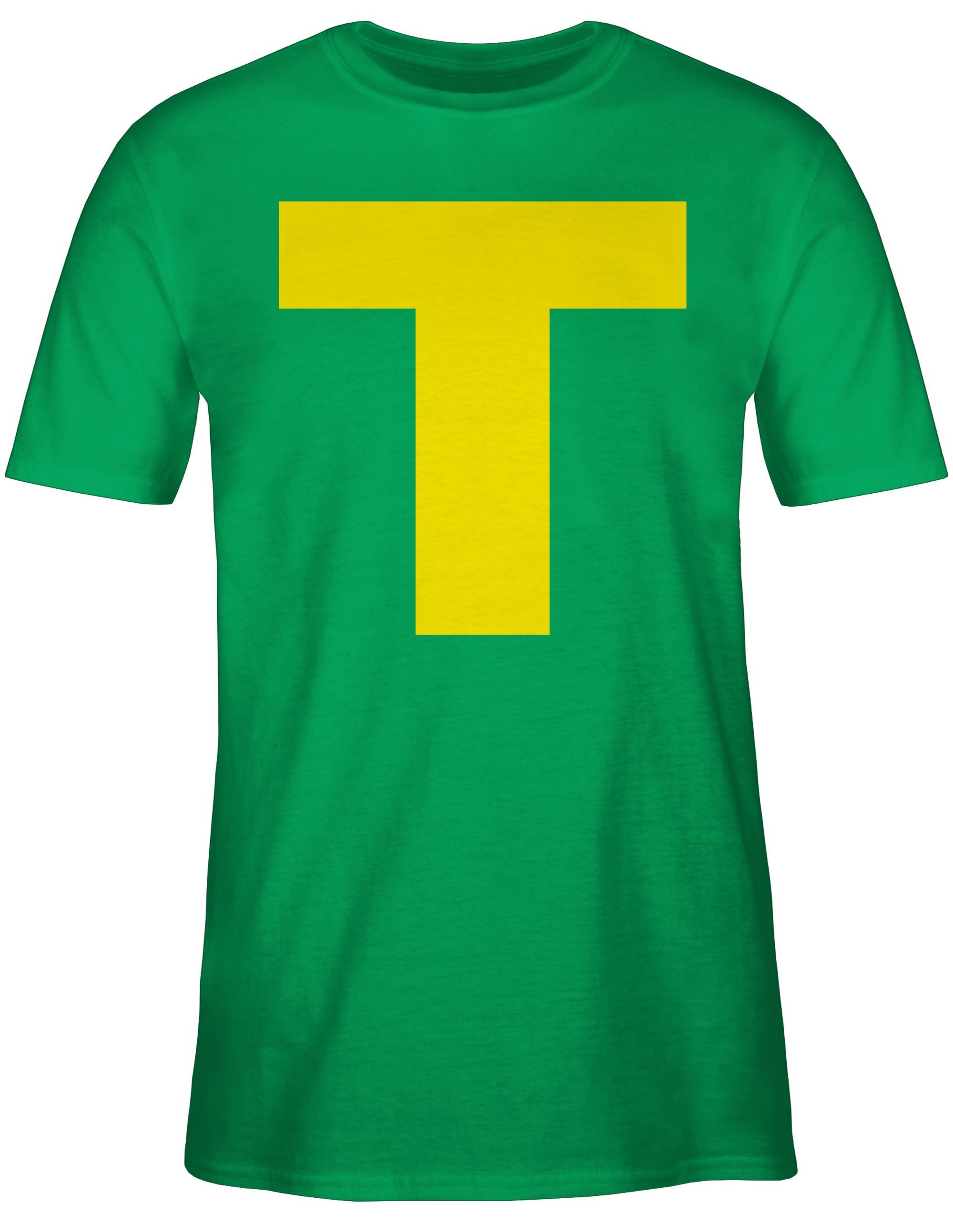 Shirtracer T-Shirt Kostüm Buchstabe T Streifenhörnchen Chipmunk Theodore I günstig online kaufen
