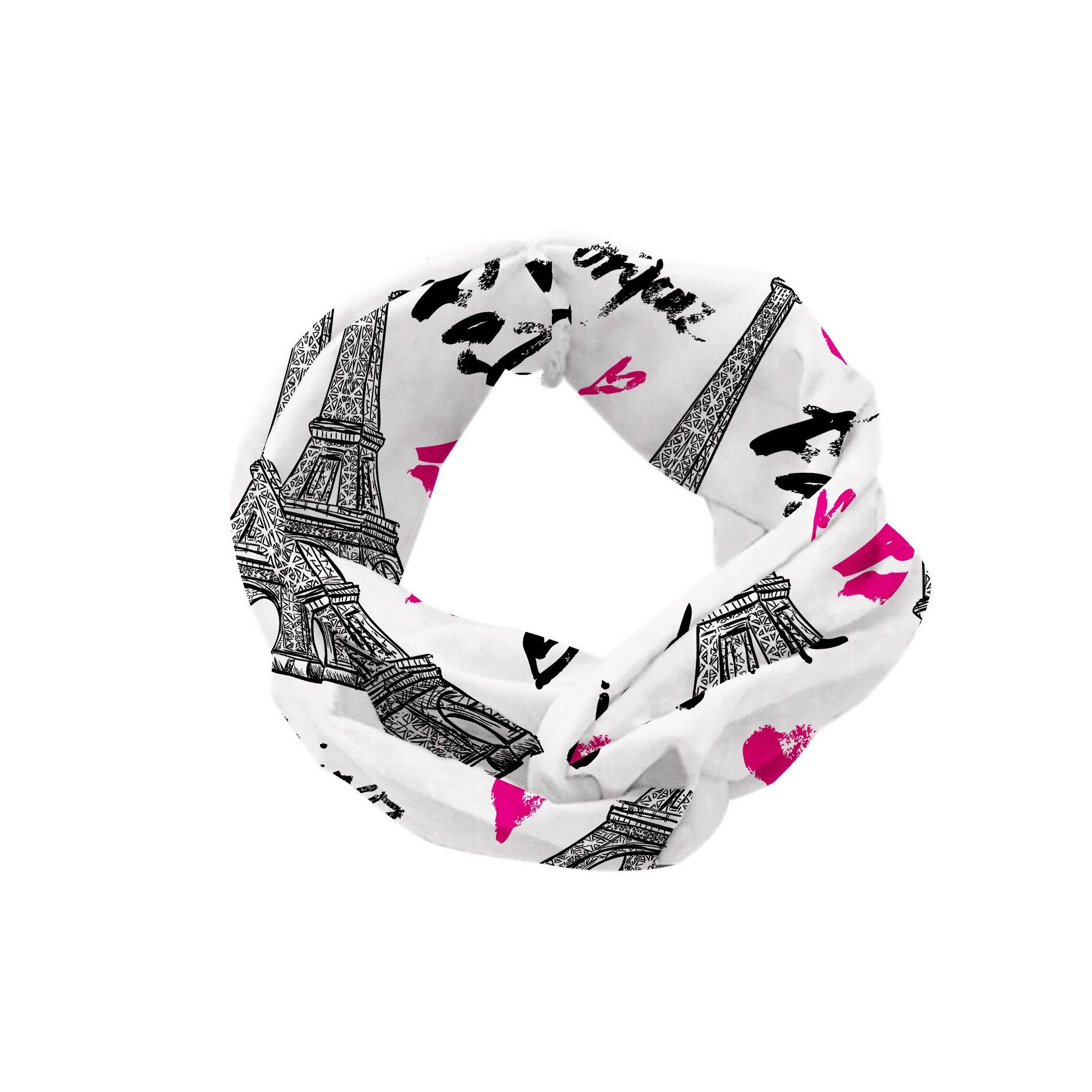 Abakuhaus Stirnband Elastisch und Pink Eiffel Paris Angenehme alltags Liebe accessories Kiss