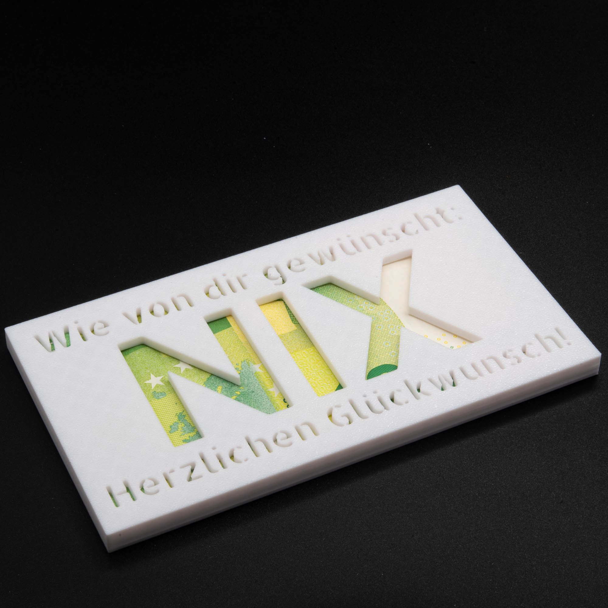 TSB Werk Geschenkbox 2x Geldgeschenk NIX Nichts Geschenkidee Geschenk, Geburtstag, Geldscheingeschenk – Bild 5 von 5