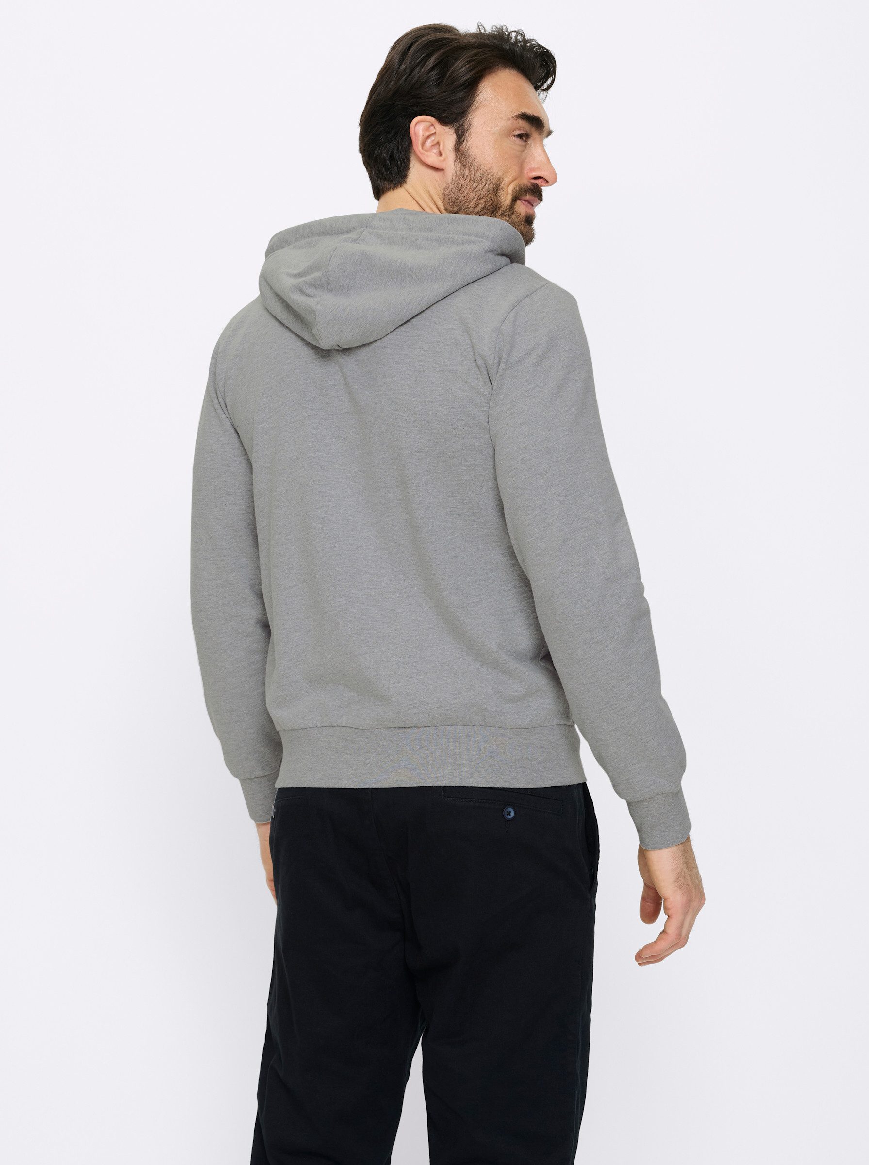 Witt T-Shirt Kapuzensweatjacke Langarm Jersey