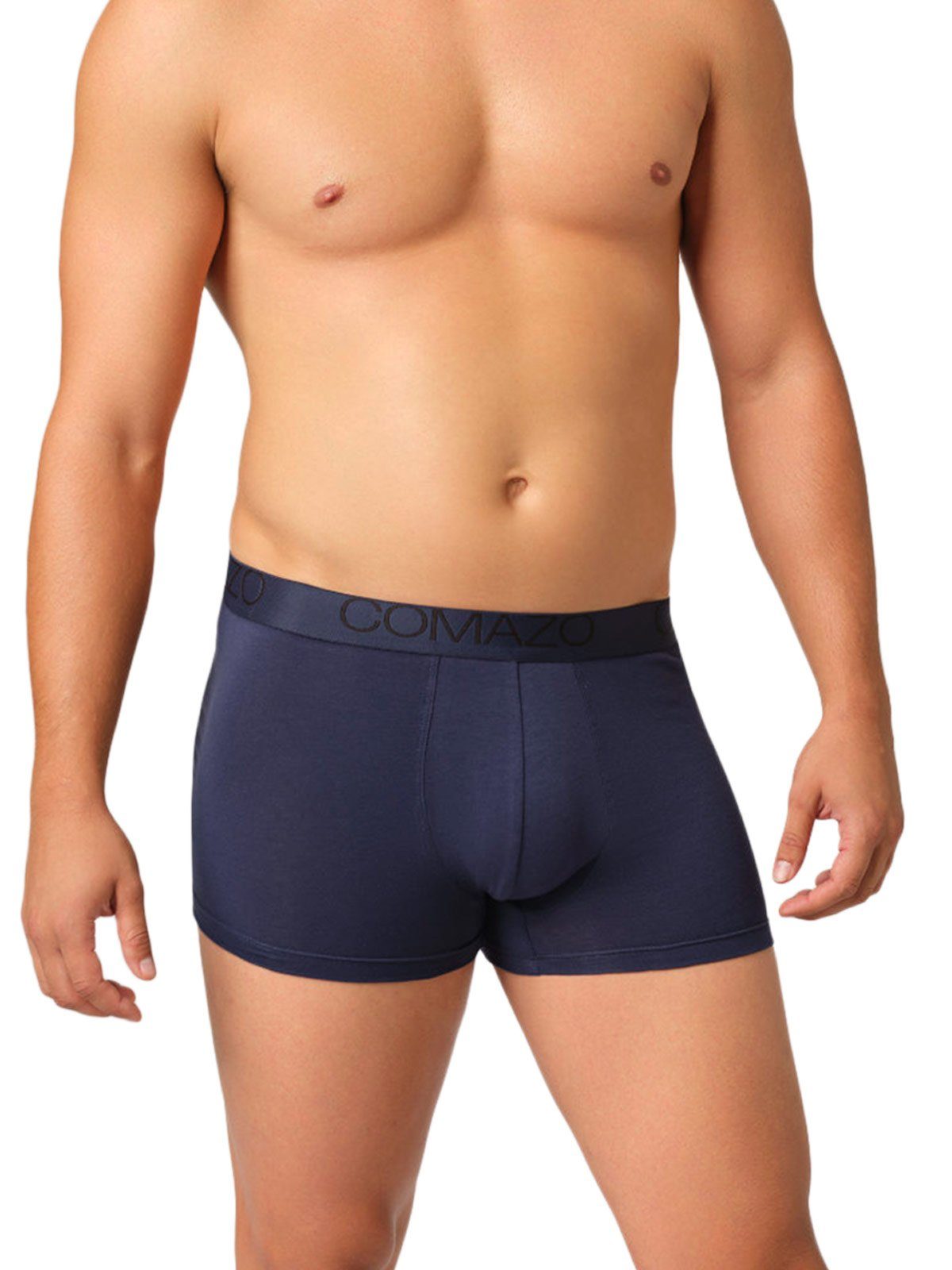 COMAZO Retro Pants Herren Baumwoll Pants (Stück, 1-St) Vegan marine