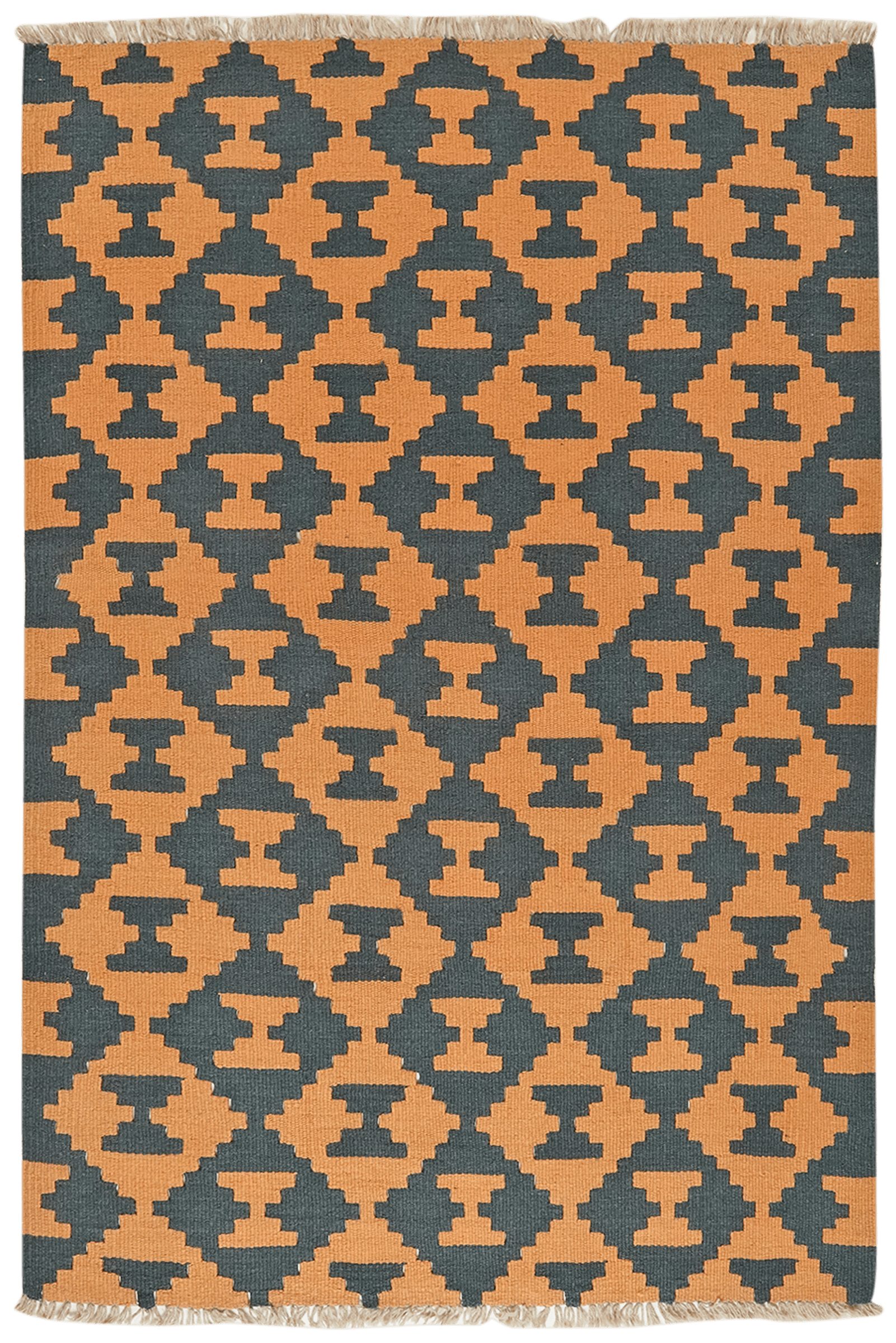 Looma Teppich Kelim Gashgai 184x127cm, rechteckig, Höhe: 5 mm, Gashgai, Schurwolle, Unikat