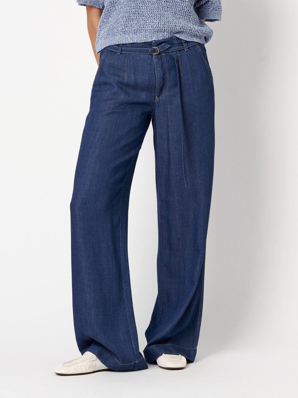 TONI Weite Jeans Liv Wide mit sehr weitem Beinverlauf