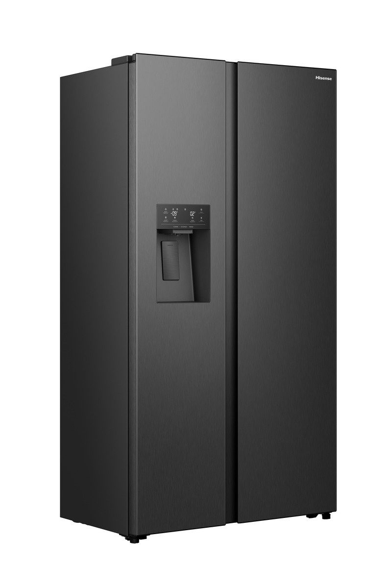 Hisense Side-by-Side RS5P528STFE, 178,6 cm hoch, 91,1 cm breit, Wasser-& Eisspender