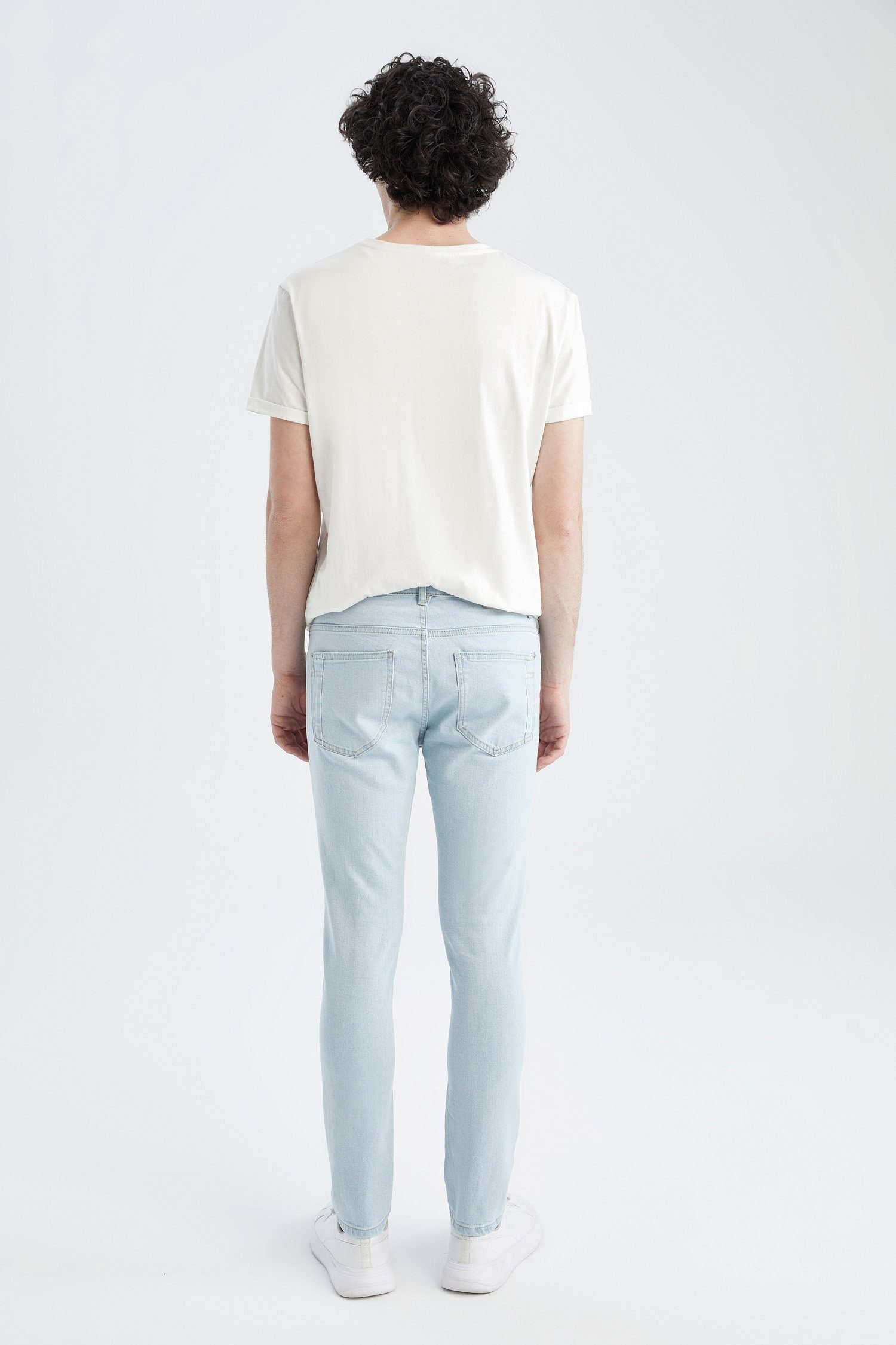 Skinny-fit-Jeans SKINNY DENIM CARLO Herren Slim-fit-Jeans FIT DeFacto -