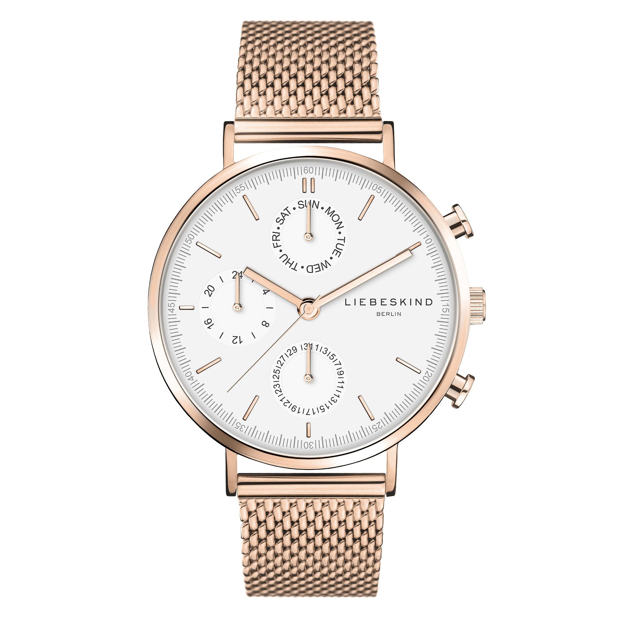 Multifunktionsuhr The Round Multifunction Edelstahl