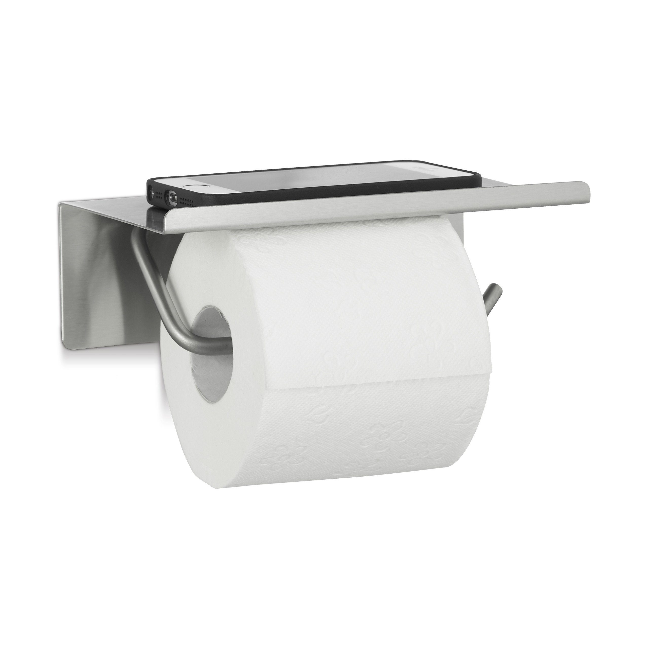 Toilettenpapierhalter relaxdays Toilettenpapierhalter Edelstahl
