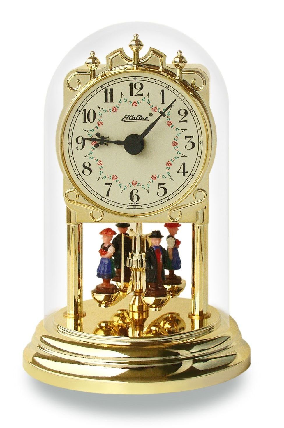 Technik Schwarzwald-Figuren Haller Laure Uhr mit Quarz-Jahresuhr Selva