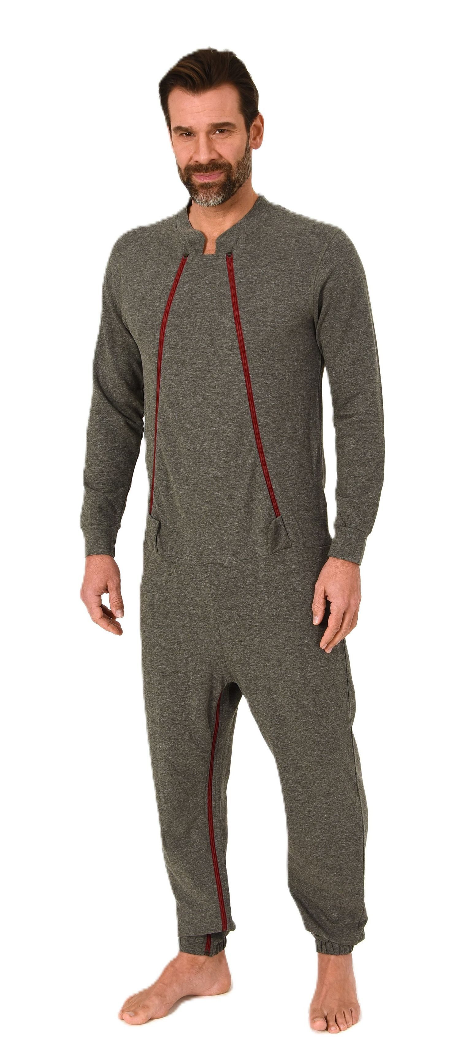 Normann Care Pyjama Herren Pflegeoverall langarm günstig online kaufen