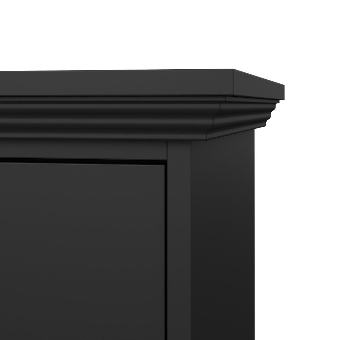 ebuy24 Nachttisch North Nachttisch 1 Schublade schwarz matt.