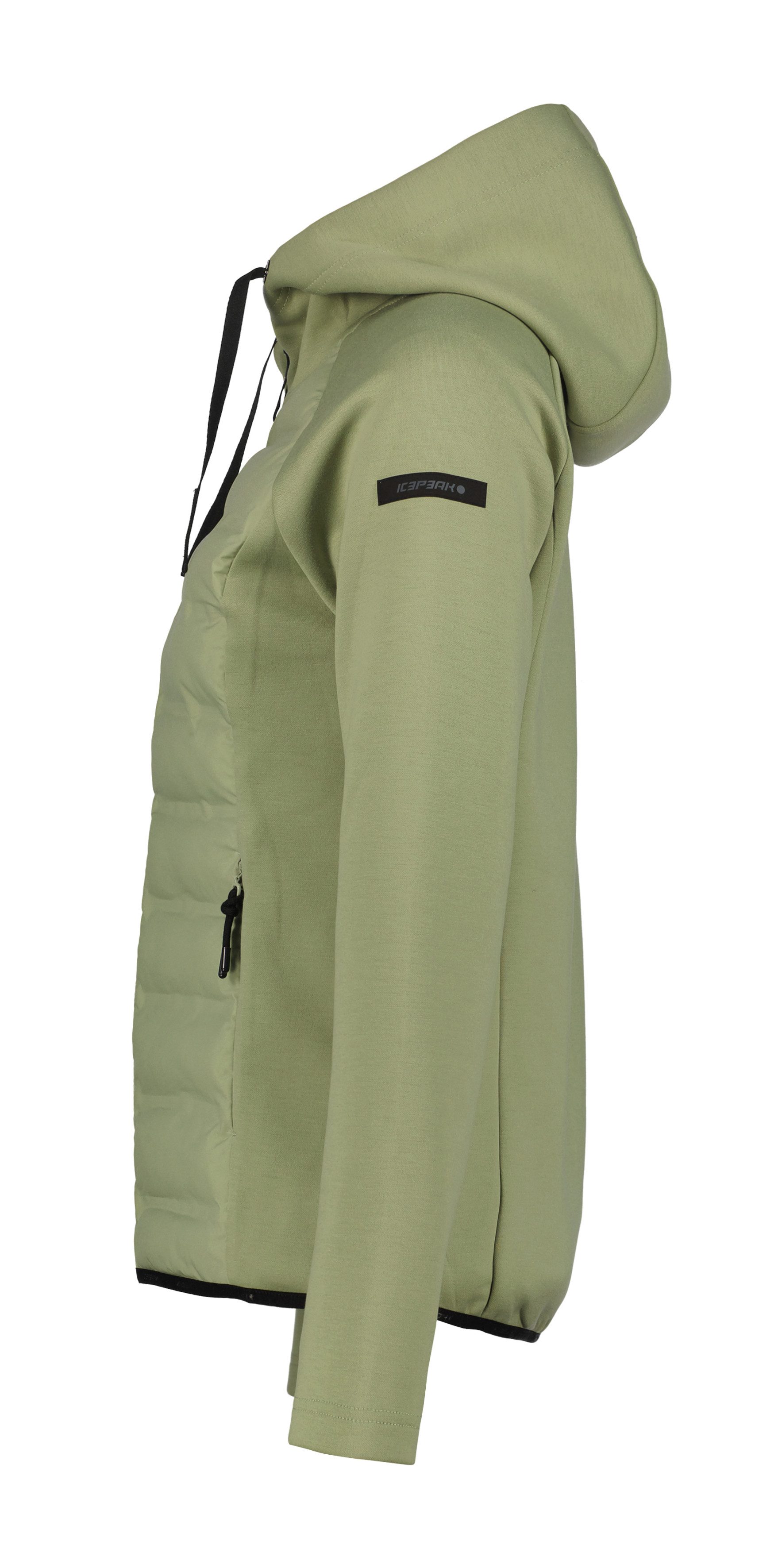 Icepeak Hybridjacke ICEPEAK ASHBURN für Erwachsene, mit wärmenden Materialeigenschaften, mit Kordelzügen