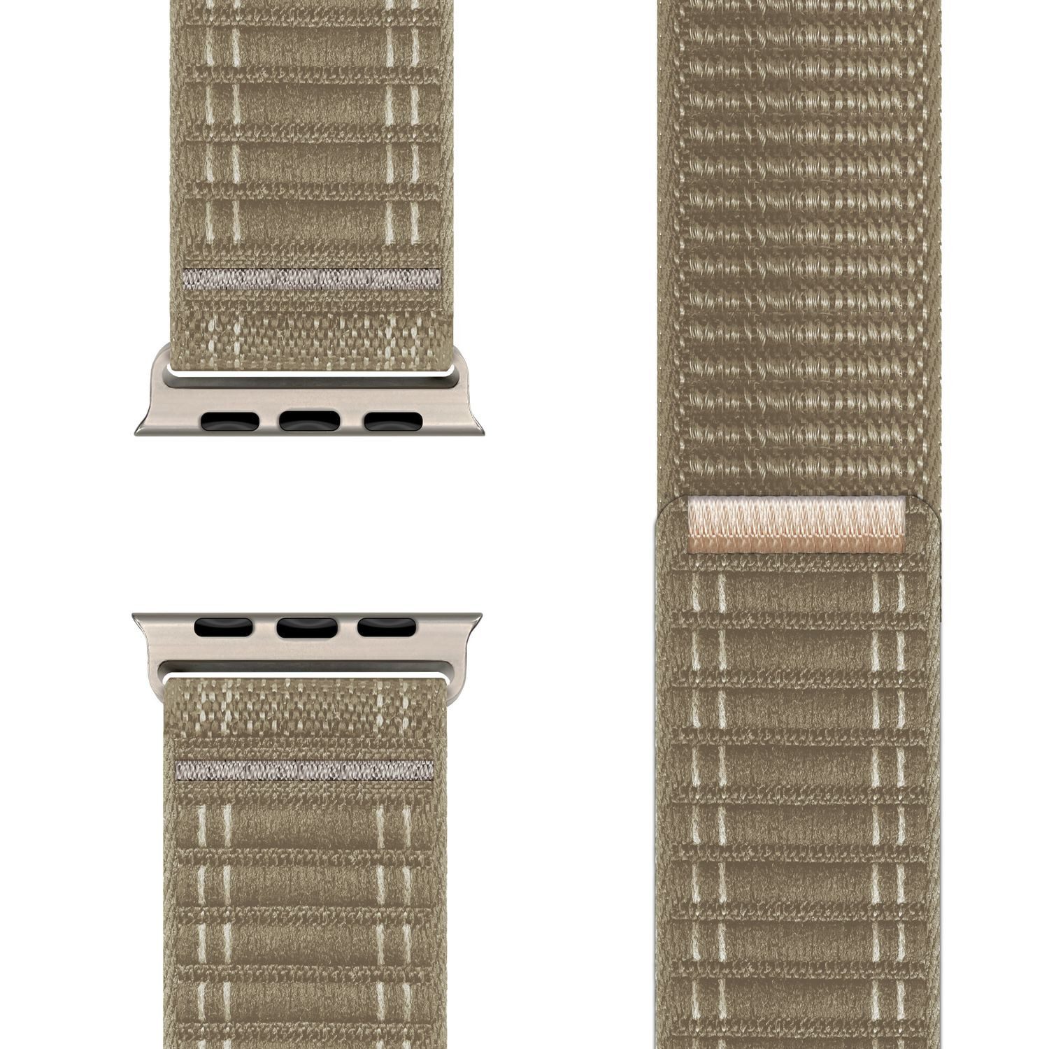 Nalia Smartwatch-Armband Apple Watch 38mm/40/41/42(Serie 10), Gewebtes Nylo günstig online kaufen