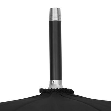 vidaXL Taschenregenschirm Regenschirm Automatisch Schwarz 105cm