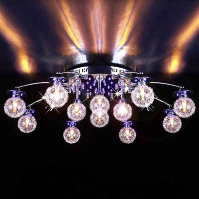 Lewima LED Deckenleuchte »HA851«, XXL Farbwechsel RGB Ø89cm Wohnzimmer Deckenlampe mit Fernbedienung und Warmweiß Led Leuchtmittel