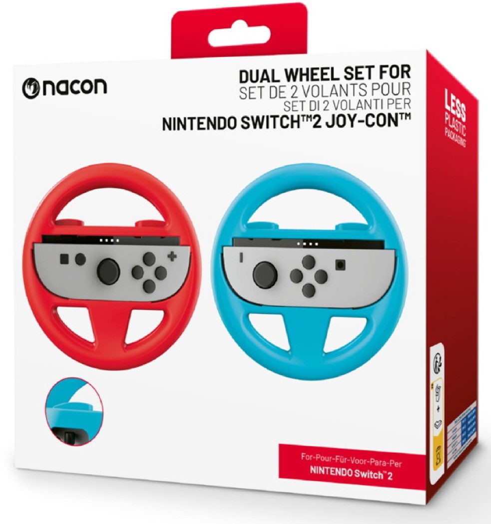nacon für Nintendo Switch 2 Wheel Duo Pack Lenkrad Aufnahme Joy-Con NA028249 Zubehör Nintendo