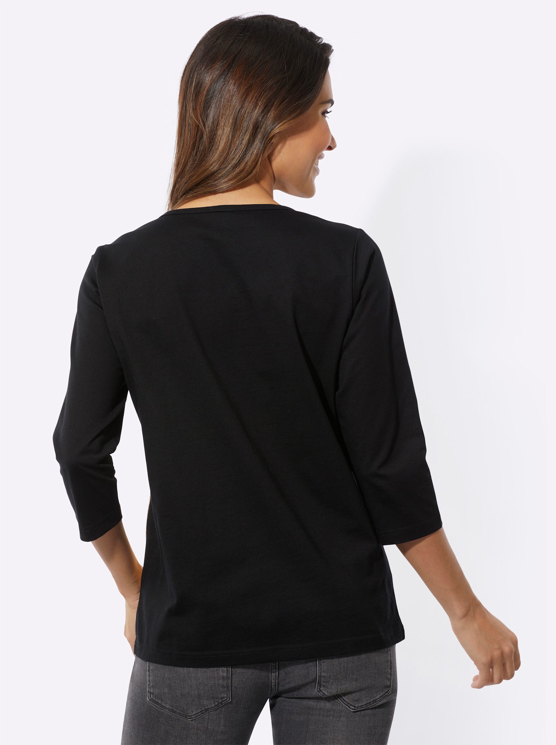 Sieh an! T-Shirt Rundhalsshirt günstig online kaufen