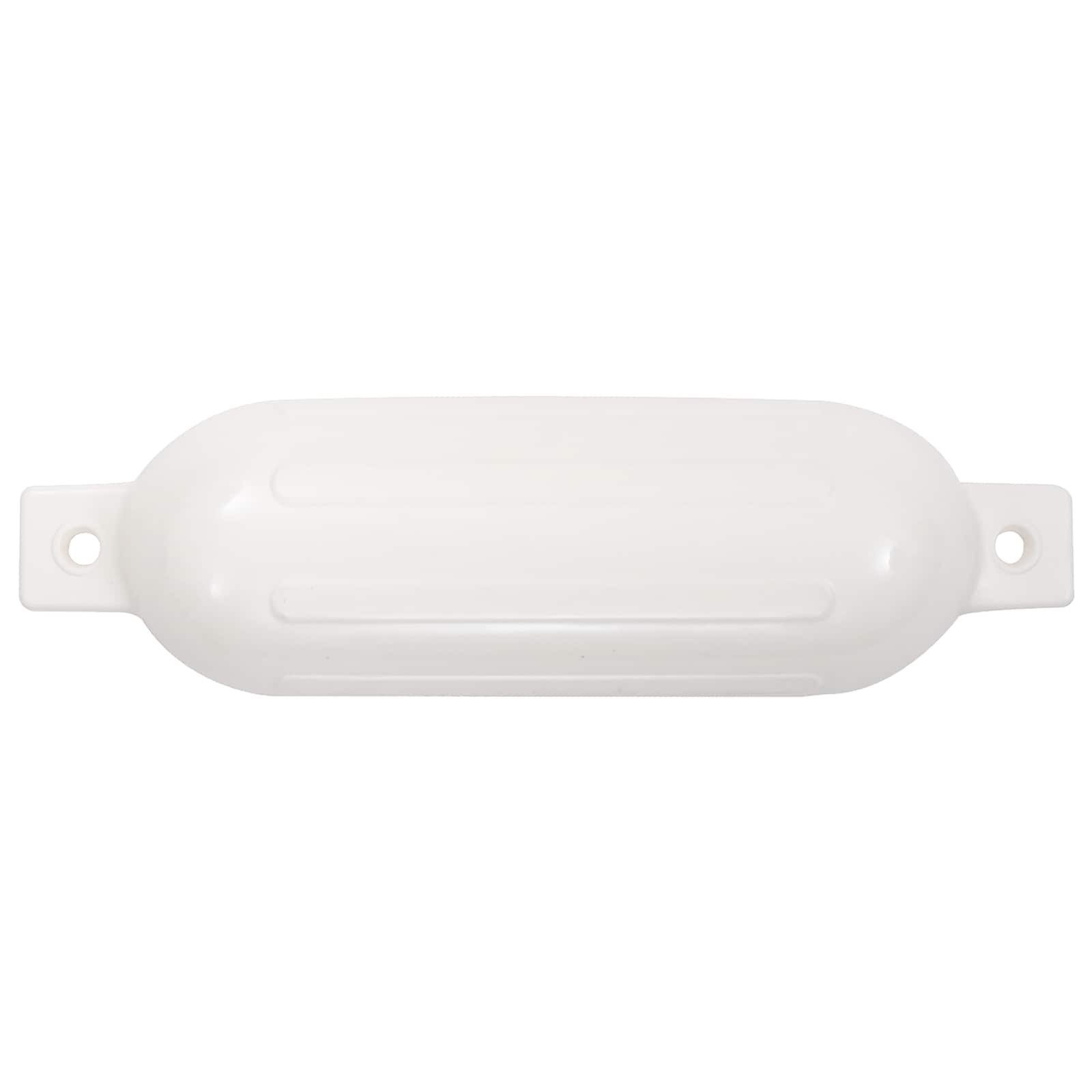 vidaXL Motorboot Bootsfender 4 Stk. Weiß Ø 14x50 cm PVC, (4-St)