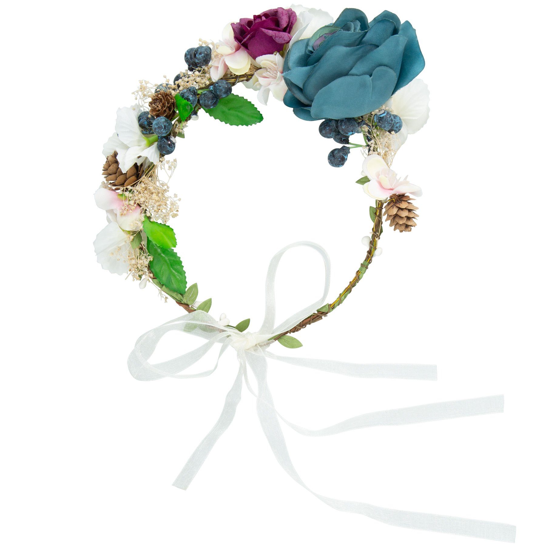 dressforfun Haarband Blumenkranz Wildbach, 1-tlg.