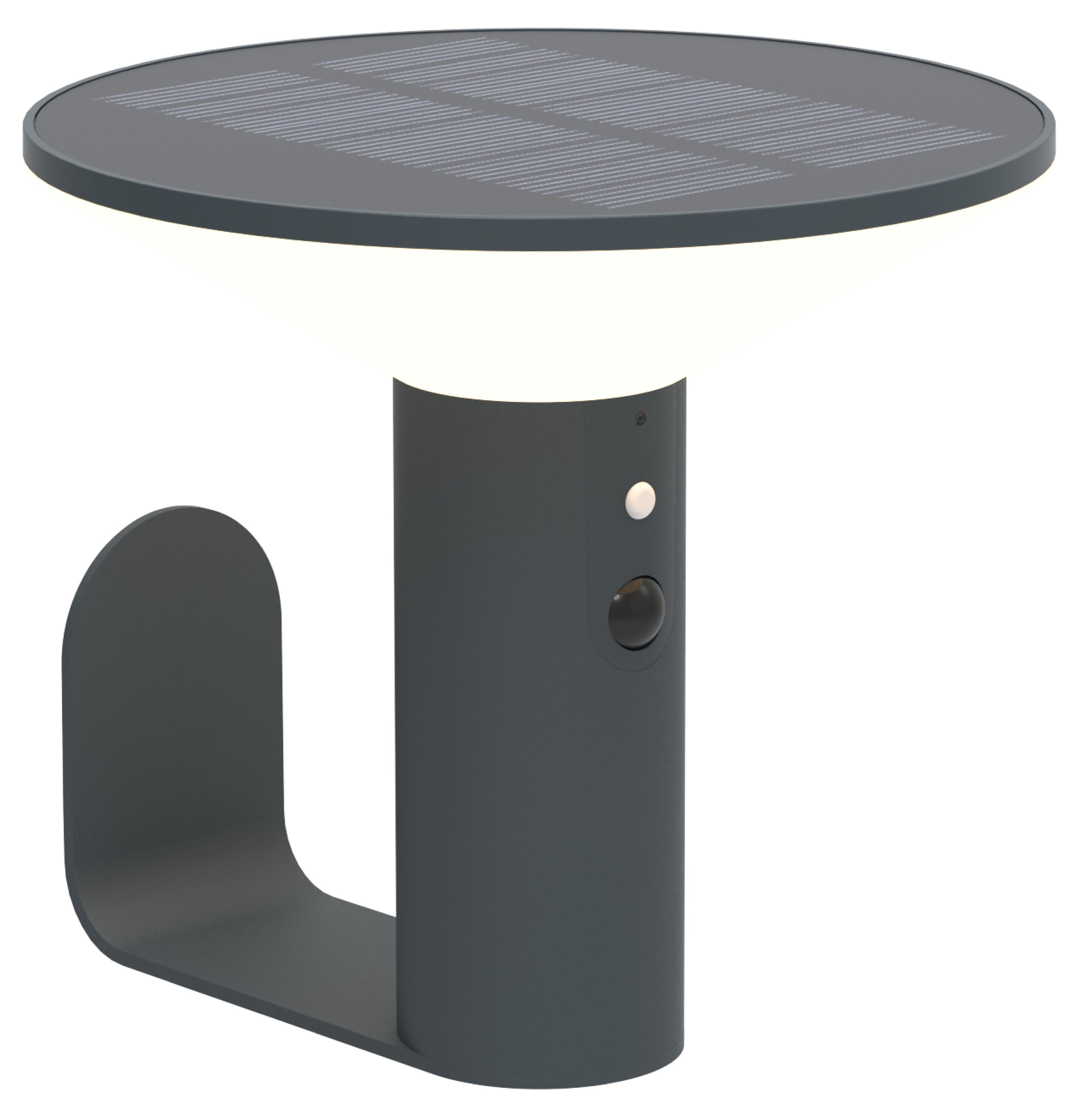 BOLD LED Solarleuchte Solar-Wandleuchte mit Bewegungsmelder, LED fest integriert, 3000K warmweiß, 3Leuchtmodi, Infrarot-Sensor