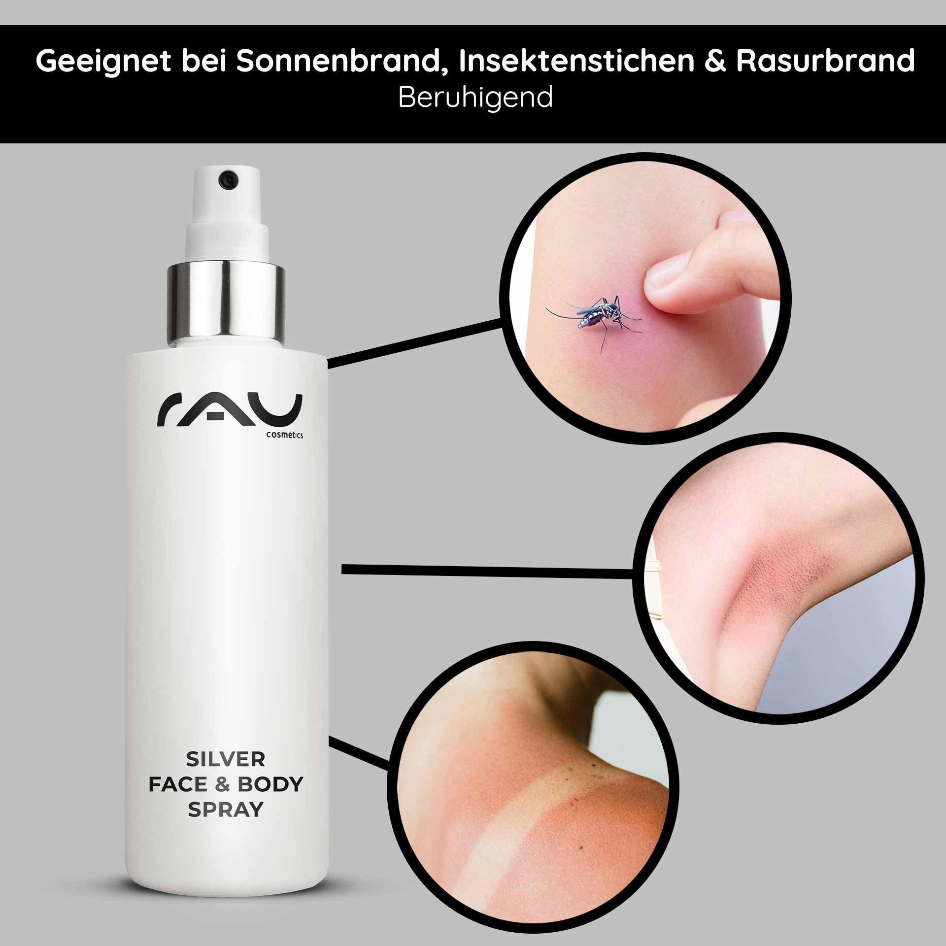 RAU Cosmetics Gesichts- und Körperspray Silver Face & Body Spray