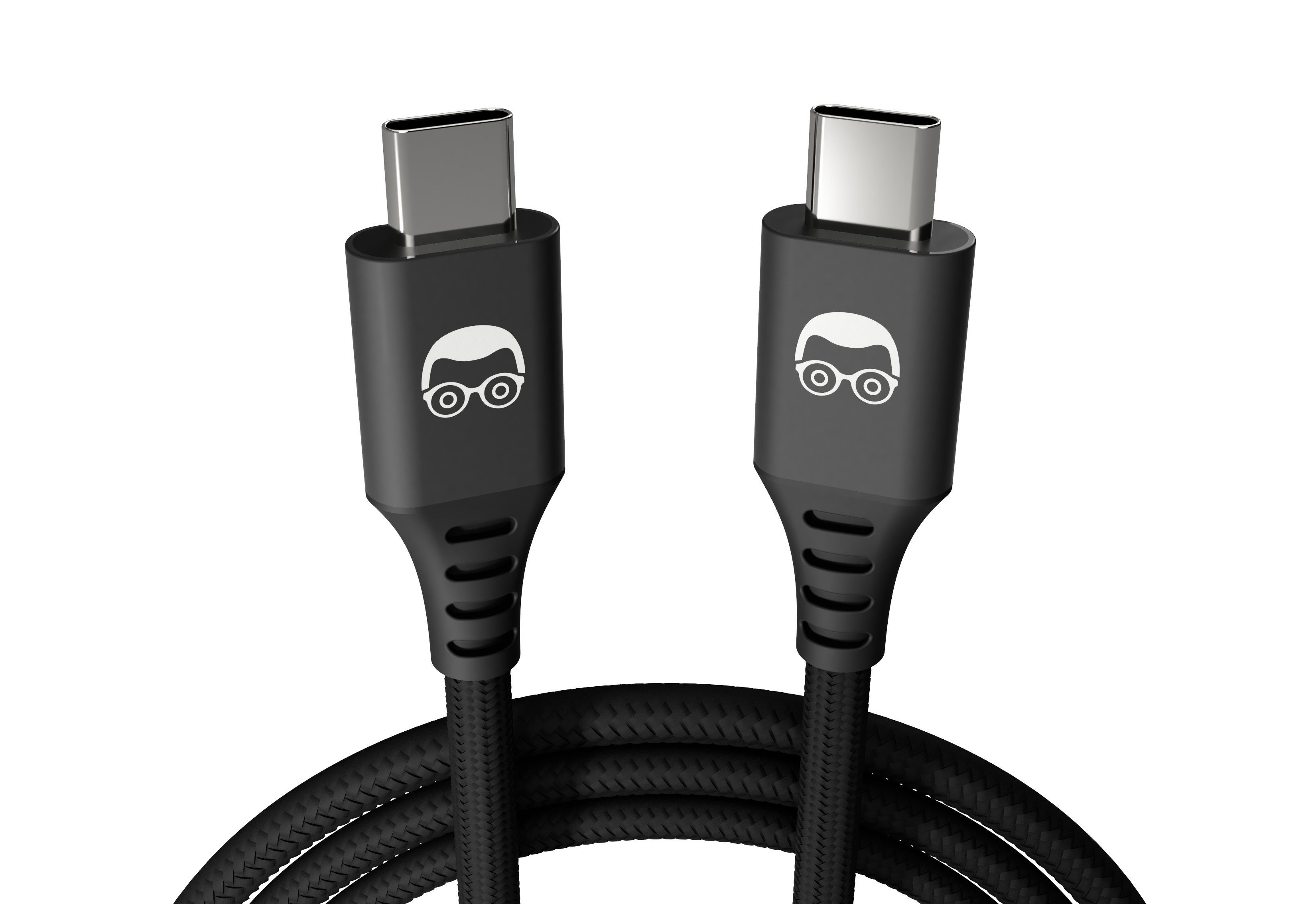 nerdig original Daten- & Schnellladekabel USBC USB-Kabel, USB-C, Typ C (Eurostecker), USB-C, Typ C (Eurostecker) (100 cm), 100 W