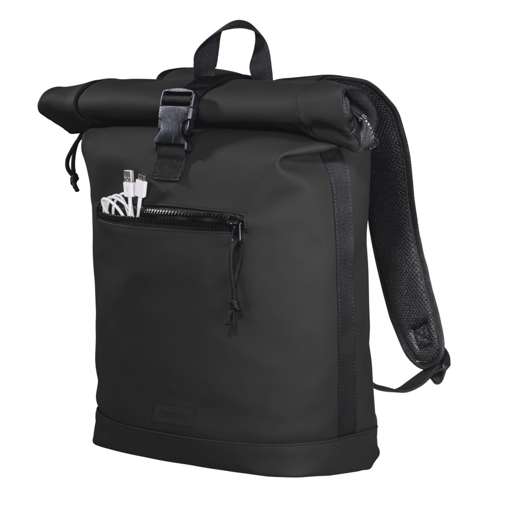 Hama Rucksack Merida, bis 40 cm (15,6), Schwarz (1-tlg)