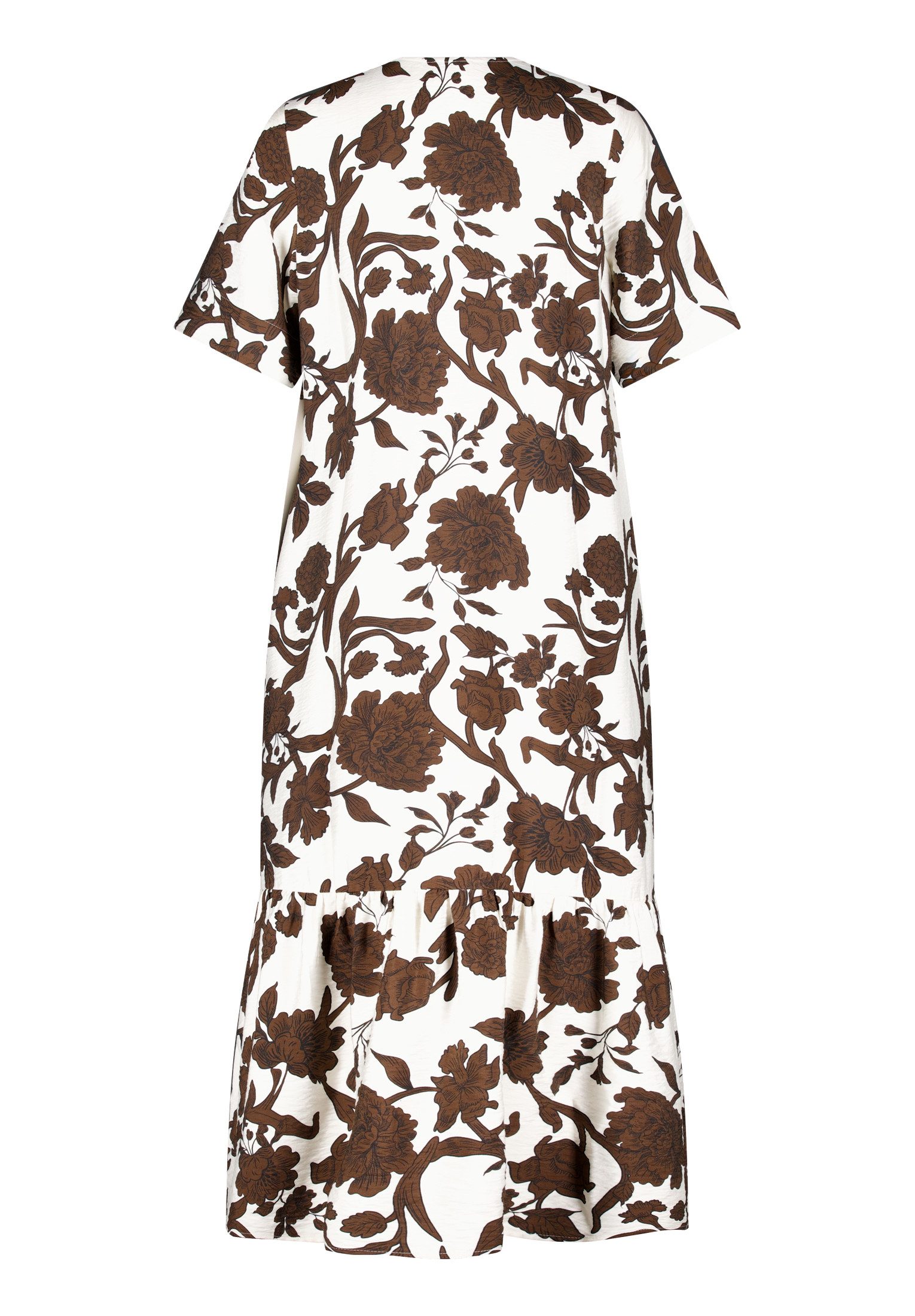 Cartoon Midikleid Damen mit Volant