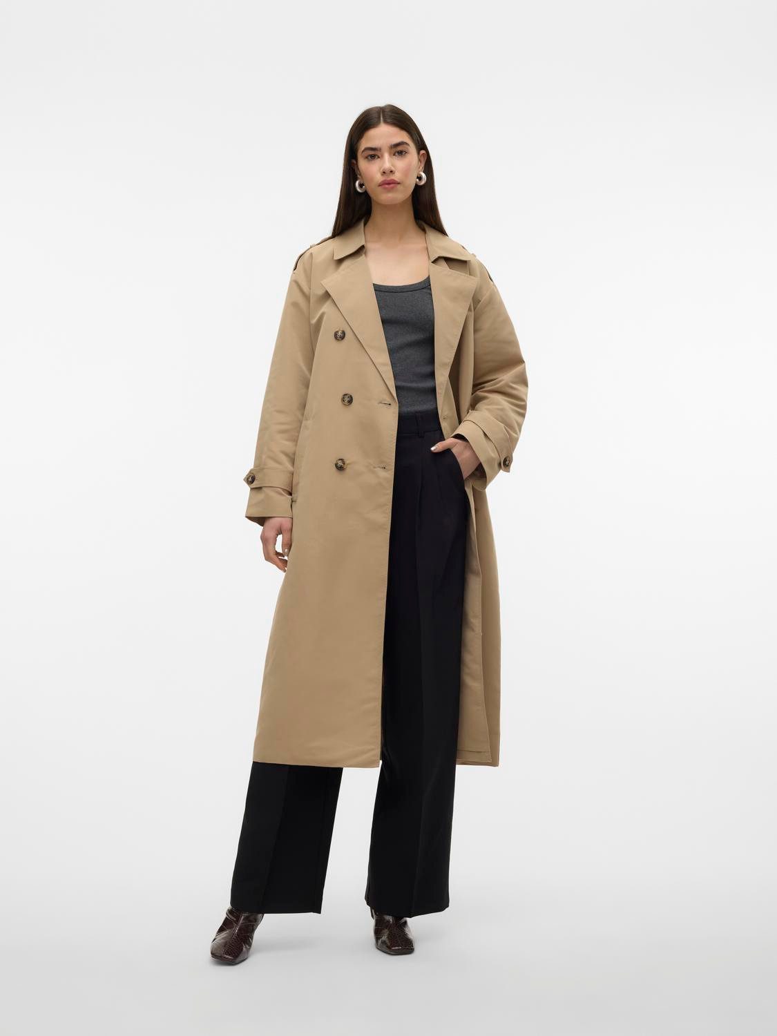 Vero Moda Trenchcoat VMCHLOE LONG TRENCHCOAT GA NOOS