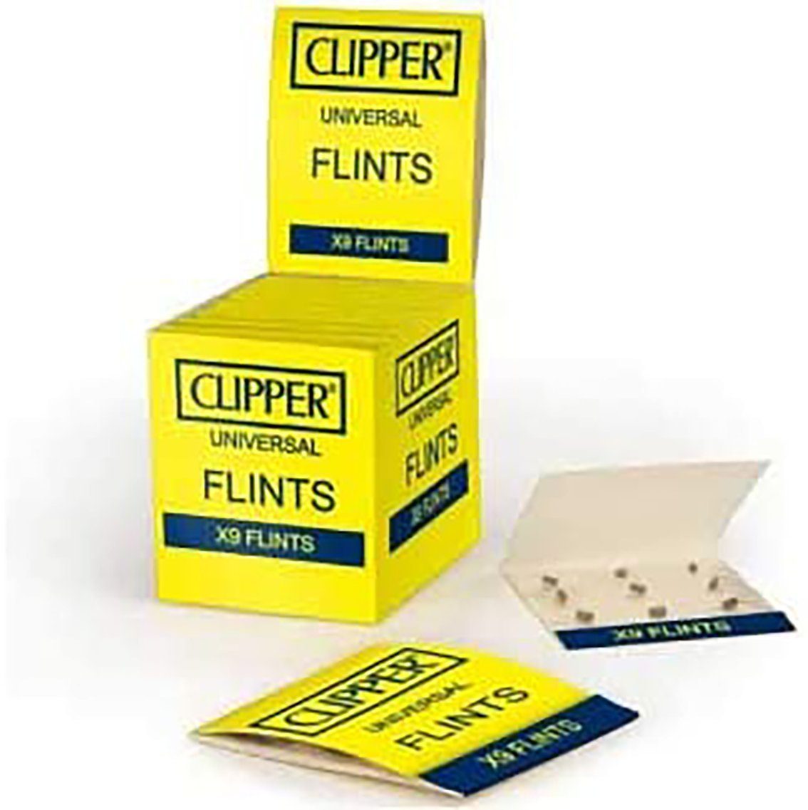 CLIPPER Feuerzeuge Clipper Classic Feuersteine 1 Packung mit 9 Steinen