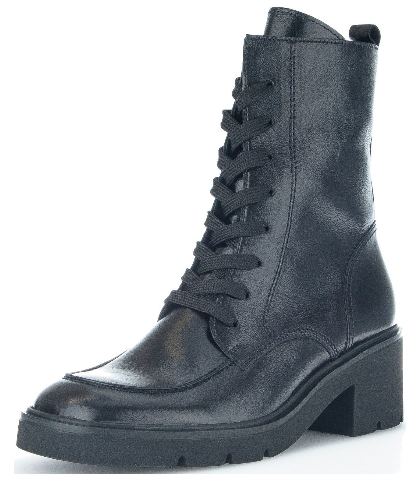 Gabor Stiefelette Nappaleder Schnürstiefelette | Biker-Boots