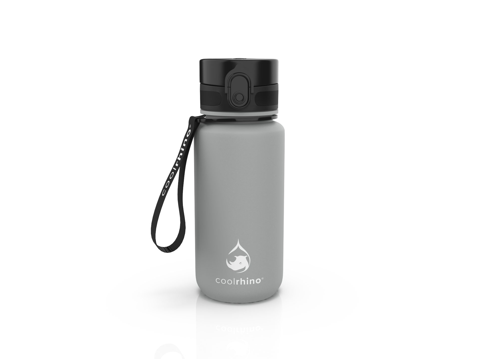 coolrhino Trinkflasche rhinoSport Tritan Sportflasche 350 ml, 650 ml, 1 liter, 1,5 l, Wasserflasche auslaufsicher für Sport, Outdoor, Schule und Fahrrad