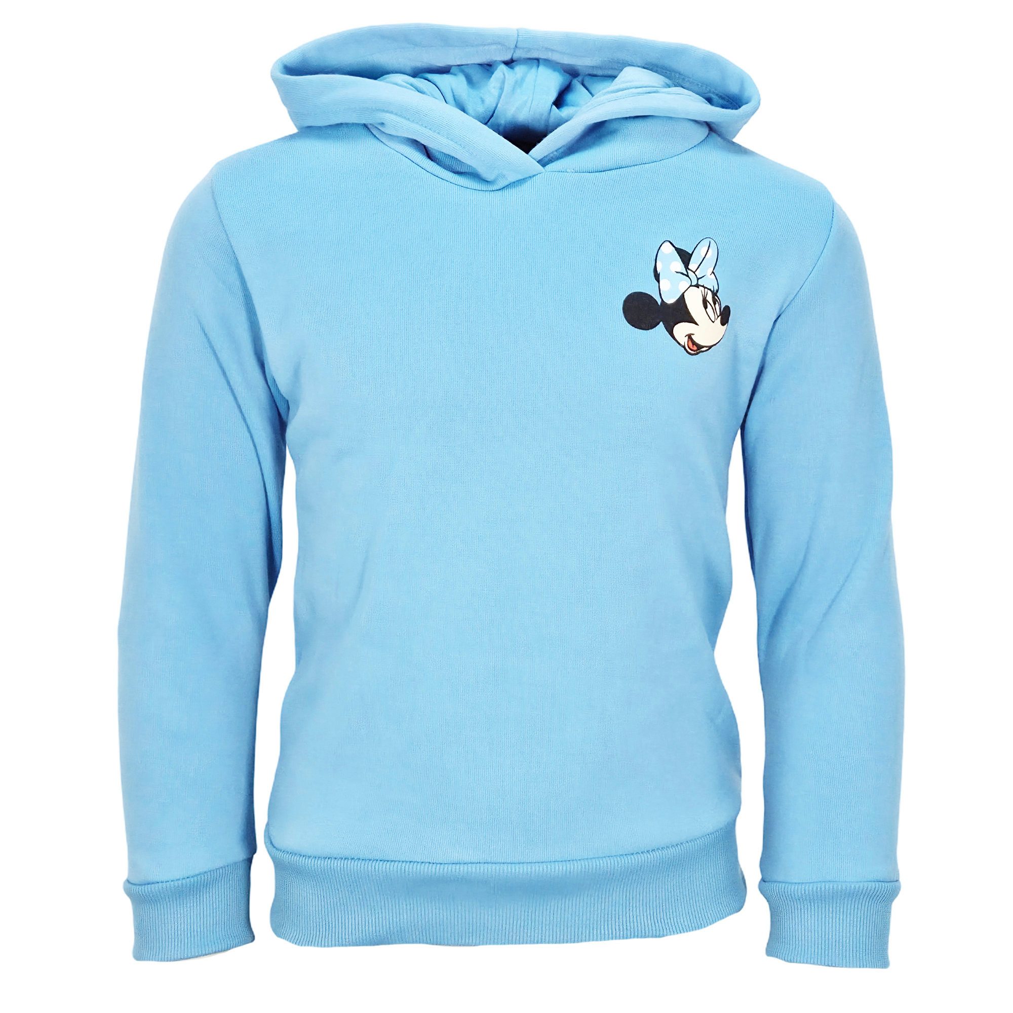 Disney Kapuzenpullover Disney Minnie Maus Mädchen Kinder Kapuzen Hoodie Pullover Pulli Gr. 92 bis 128
