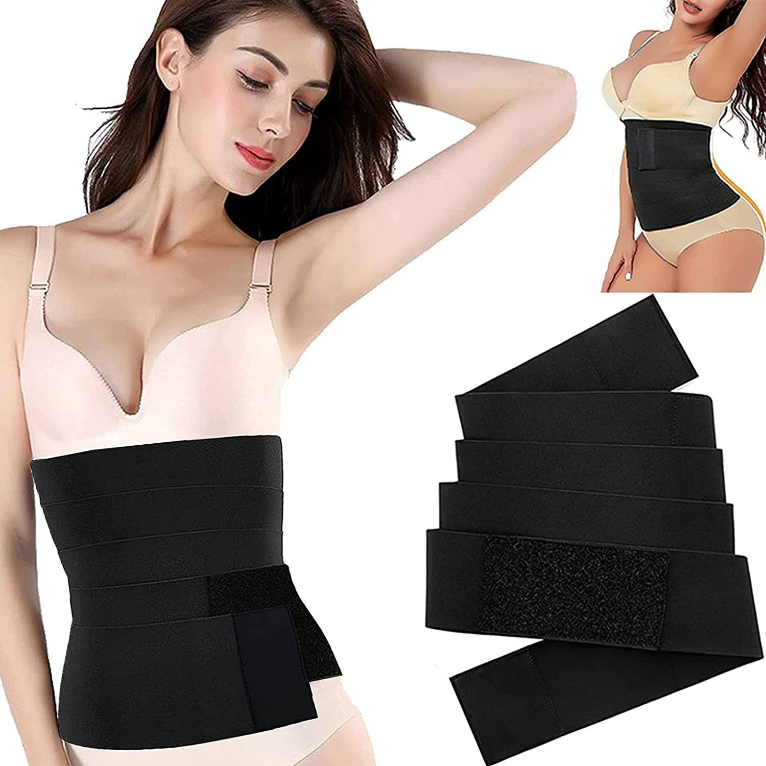 COOL-i ® Bauch- und Rückenstützgürtel Bauch & Rückenstützgürtel,formend & rückenschonend, 3 m/4 m, atmungsaktiv & flexibel