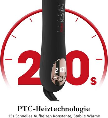 PARWIN PRO BEAUTY Glätteisen 360° Rotierender Lockenstab Automatisch Curling Iron 32 mm Keramik-Beschichtung, Nano-Titan-Beschichtung, Hair Curler mit LCD Display, 120-210℃